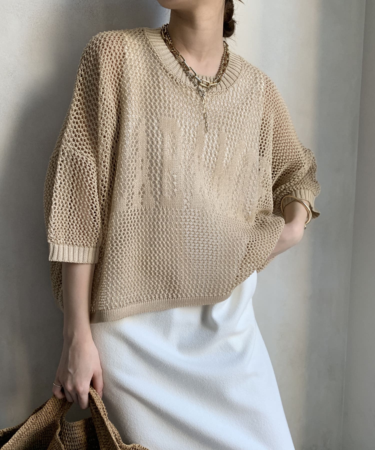 WEB限定】ロゴメッシュプルオーバー | DOUDOU(ドゥドゥ
