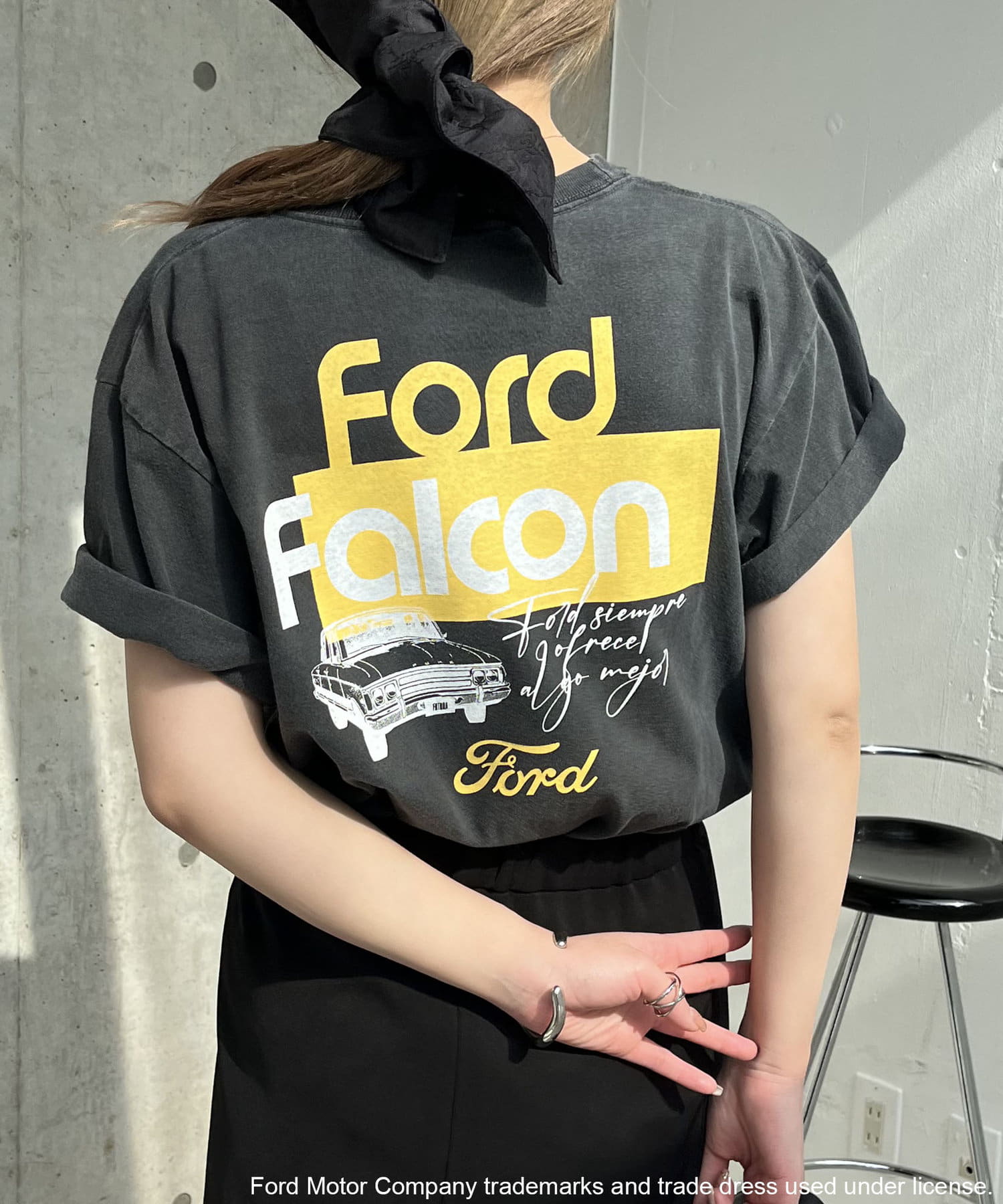 CAPRICIEUX LE'MAGE(カプリシュレマージュ) レディース 〈GOOD ROCK SPEED〉FORD Tシャツ ブラック