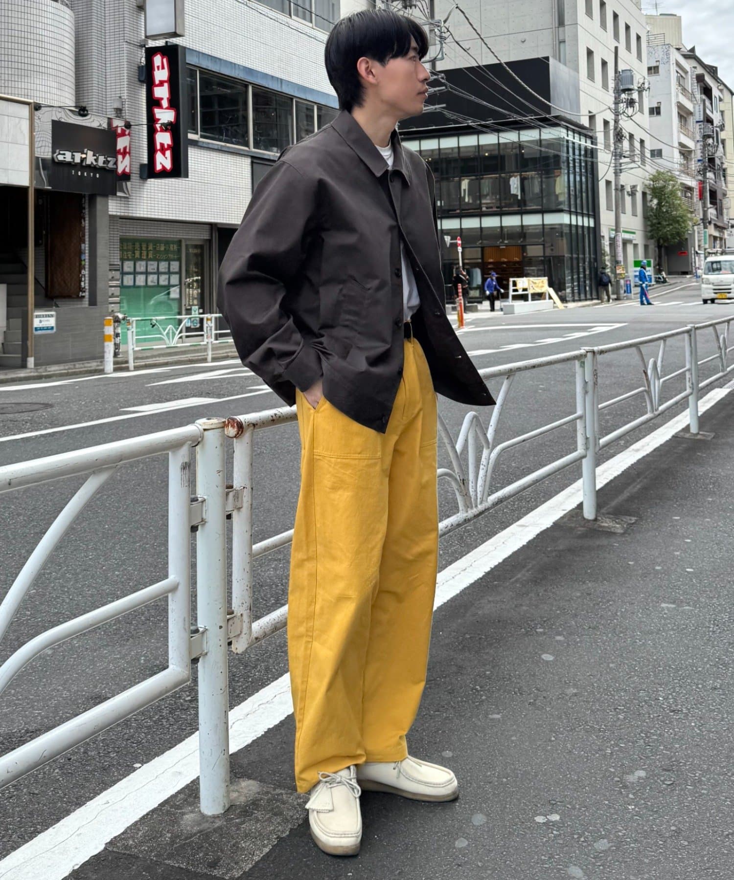 CIAOPANIC TYPY(チャオパニックティピー) コットンリネンストレッチベイカーテーパードパンツ
