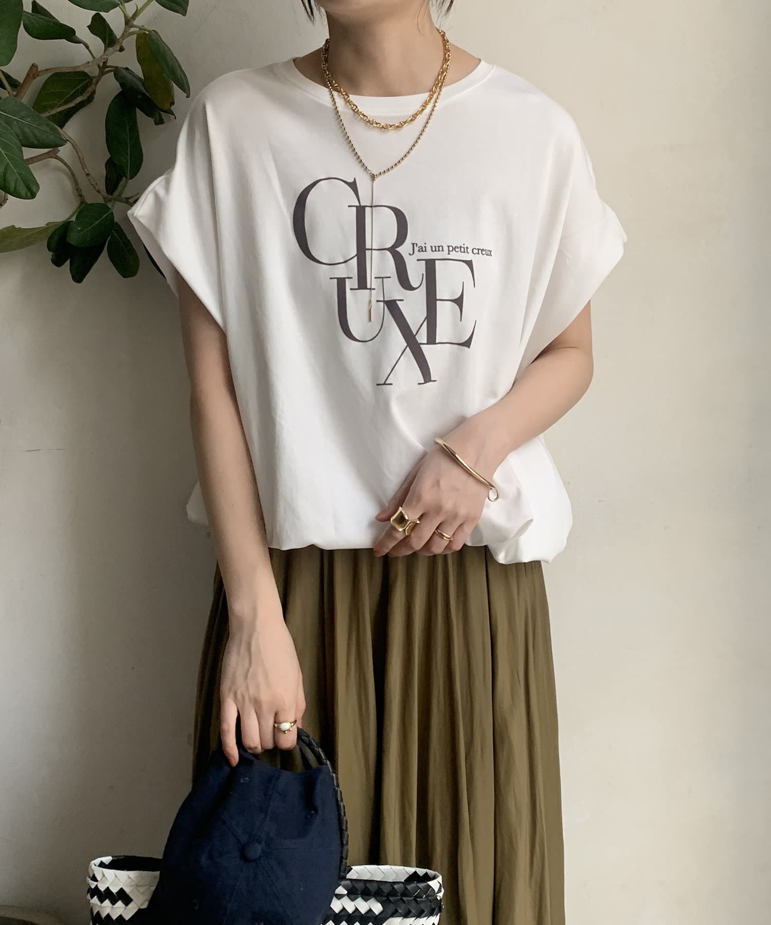 tシャツ 「WEB限定」ドロストミックスロゴTEE レディース WEB限定】ドロストミックスロゴTEE | DOUDOU(ドゥドゥ