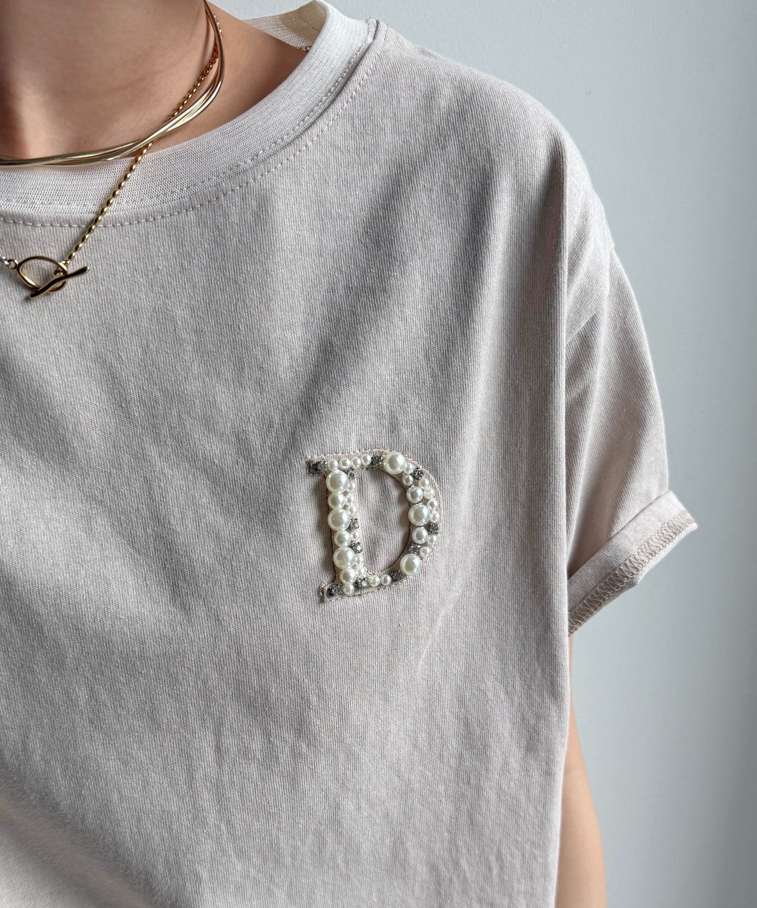 DOUDOU(ドゥドゥ) DビジューTEE