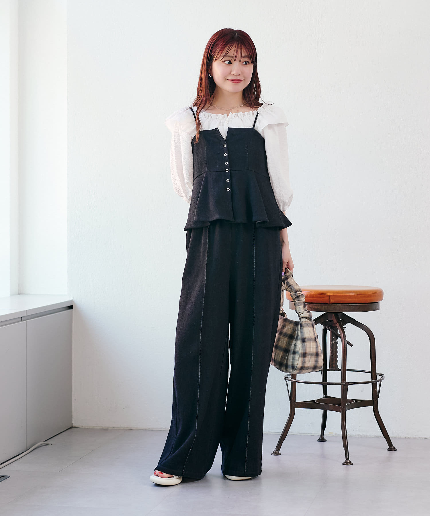 Kastane ベルト 「4色展開」レースラップスカート レディース