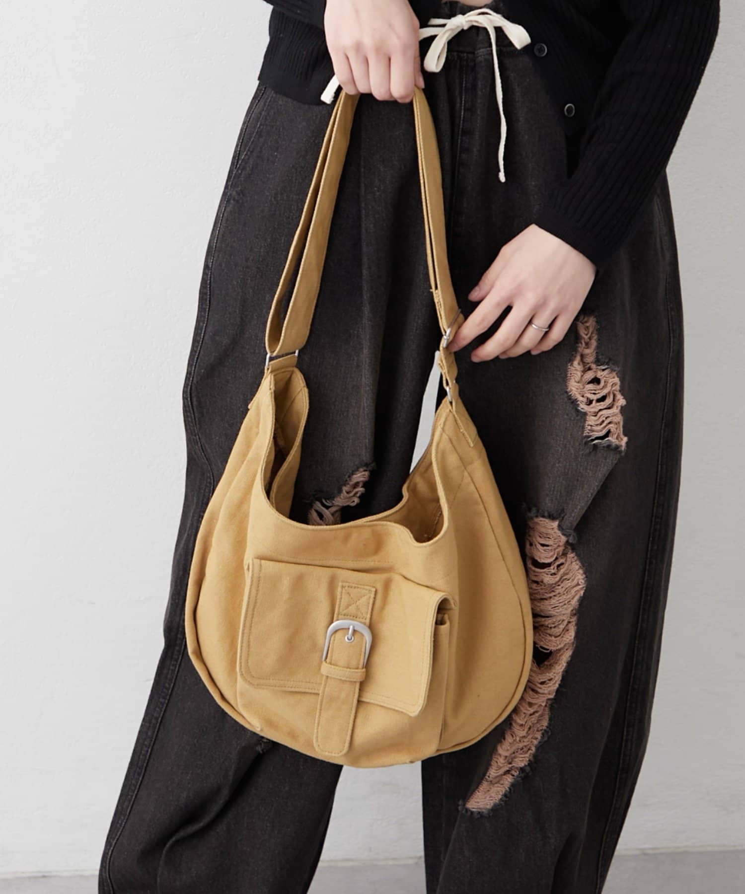 CIAOPANIC TYPY(チャオパニックティピー) 【UNISEX】キャンバスショルダーバッグ