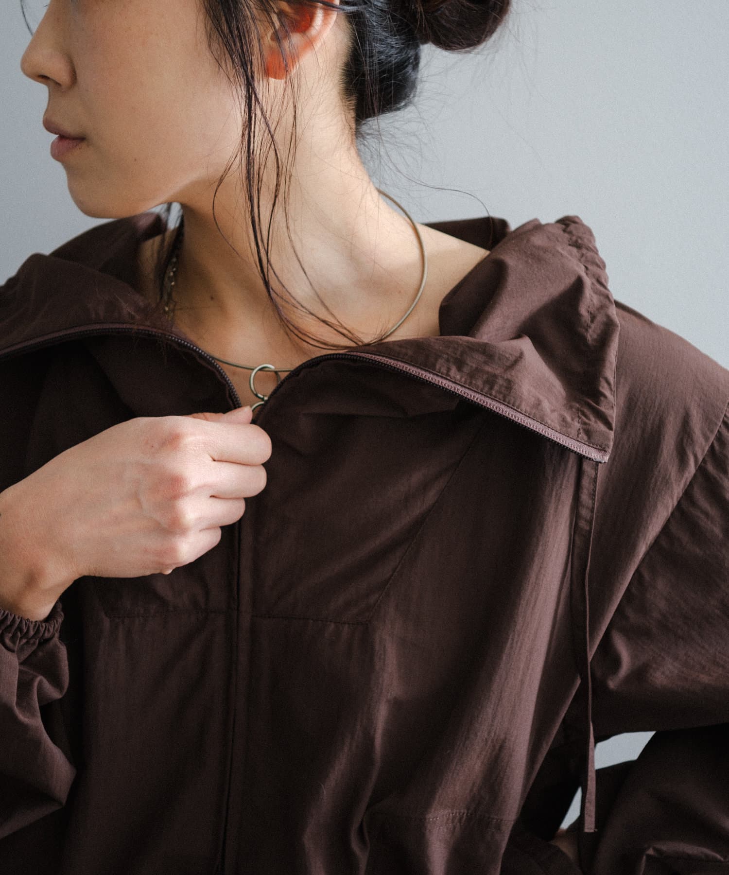 Pasterip(パセリ) Multi functional nylon jacket