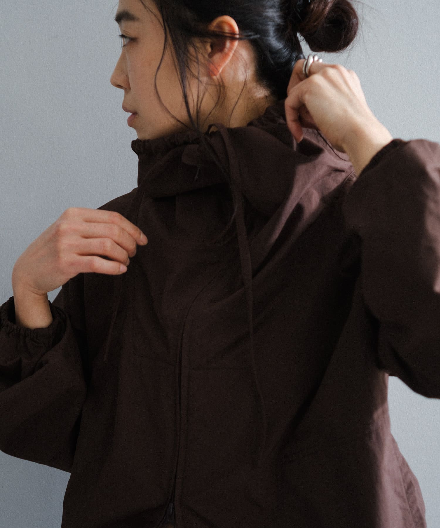 Pasterip(パセリ) Multi functional nylon jacket
