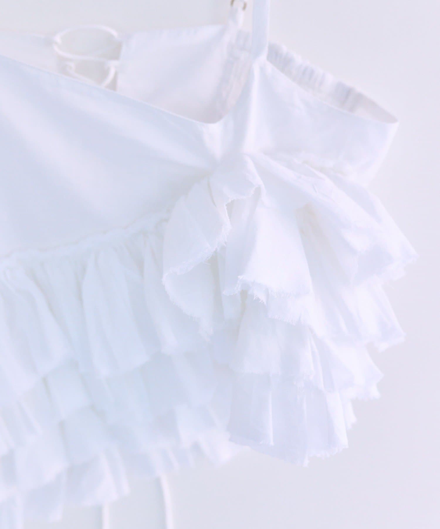 crinkle]asymmetry flower cami | mystic(ミスティック