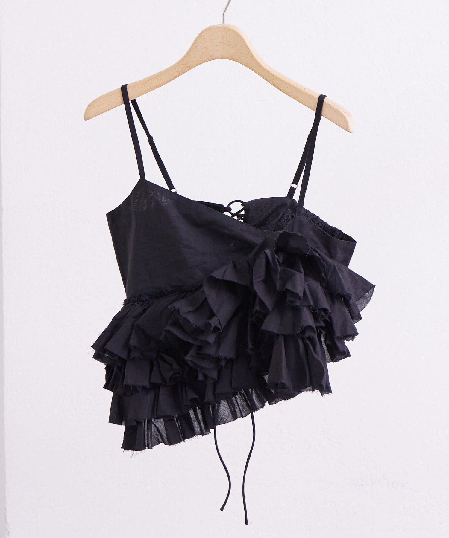 ブラウス シャツ 「crinkle」asymmetry flower cami レディース asymmetry flower cami｜WHITE