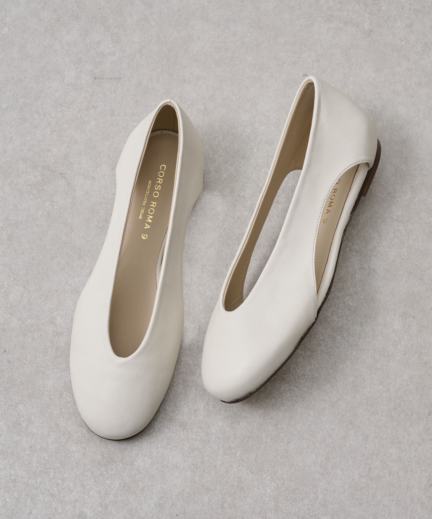 CORSO ROMA 9》サイドオープンフラットシューズ | BEARDSLEY