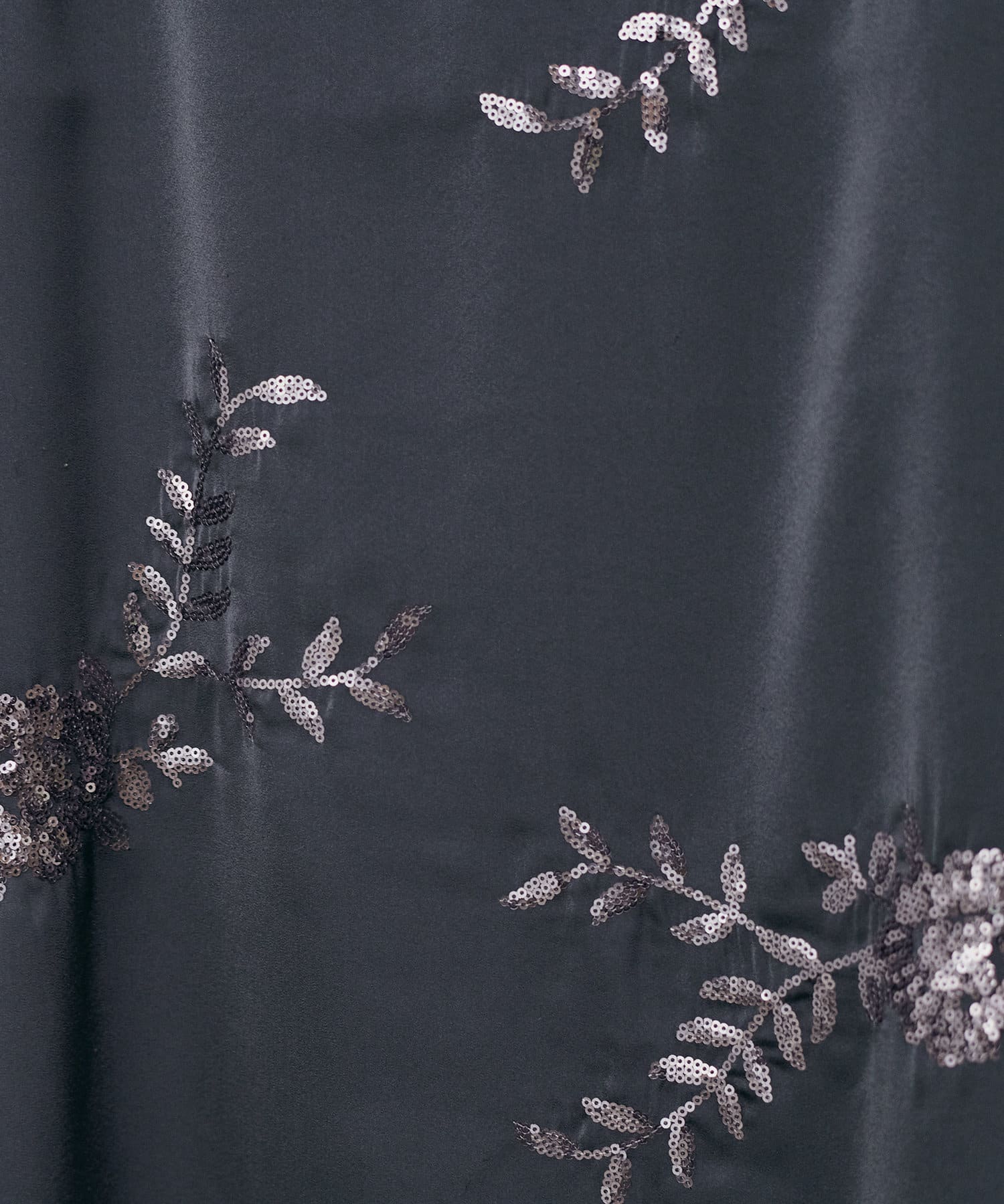 LARUTA(ラルータ) フラワースパンコール刺繍チュニックワンピース【MAOプロデュース】