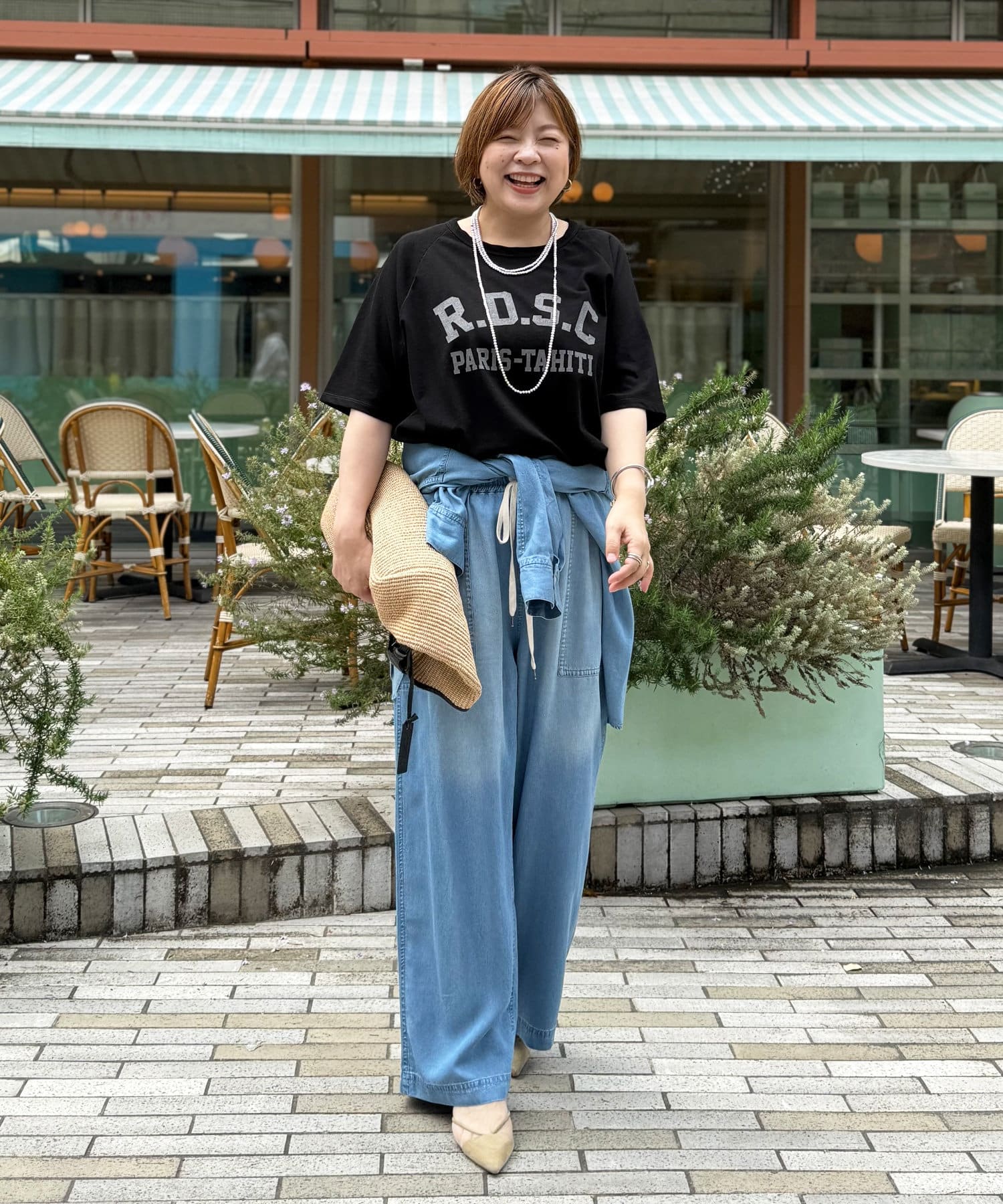 RIVE DROITE(リヴドロワ) 【Yossshiiii企画/即完売につき再販売/新色追加】R.D.S.CロゴTee