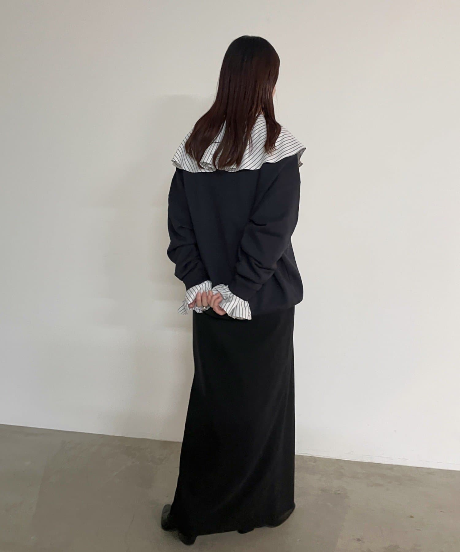 OUTLET(アウトレット) 【Omekashi】フリルカラーブラウス