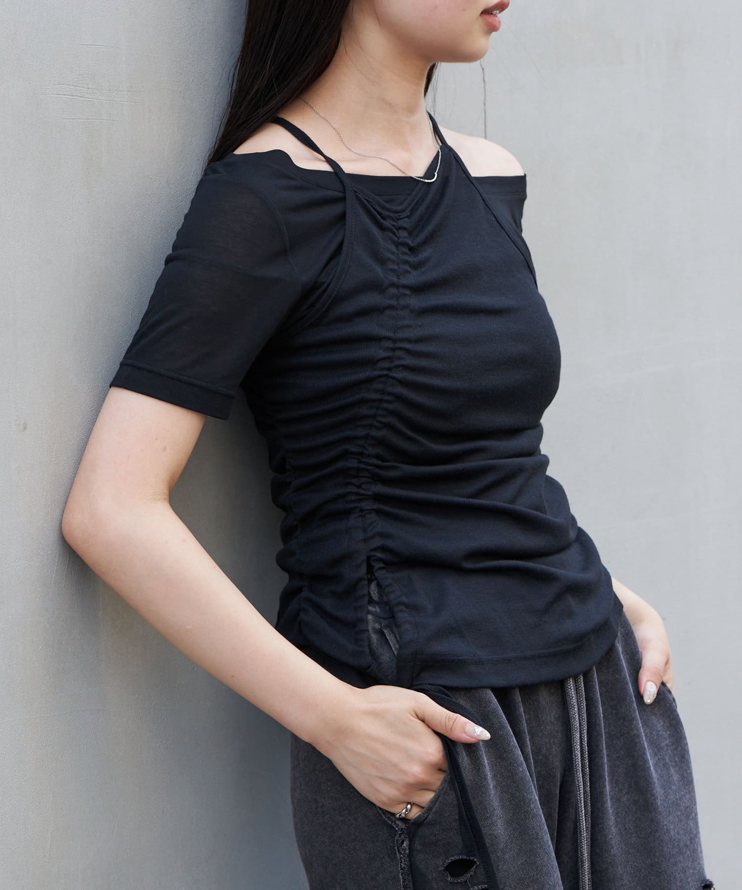 OUTLET(アウトレット) 【RAY CASSIN】シアーTシャツセット