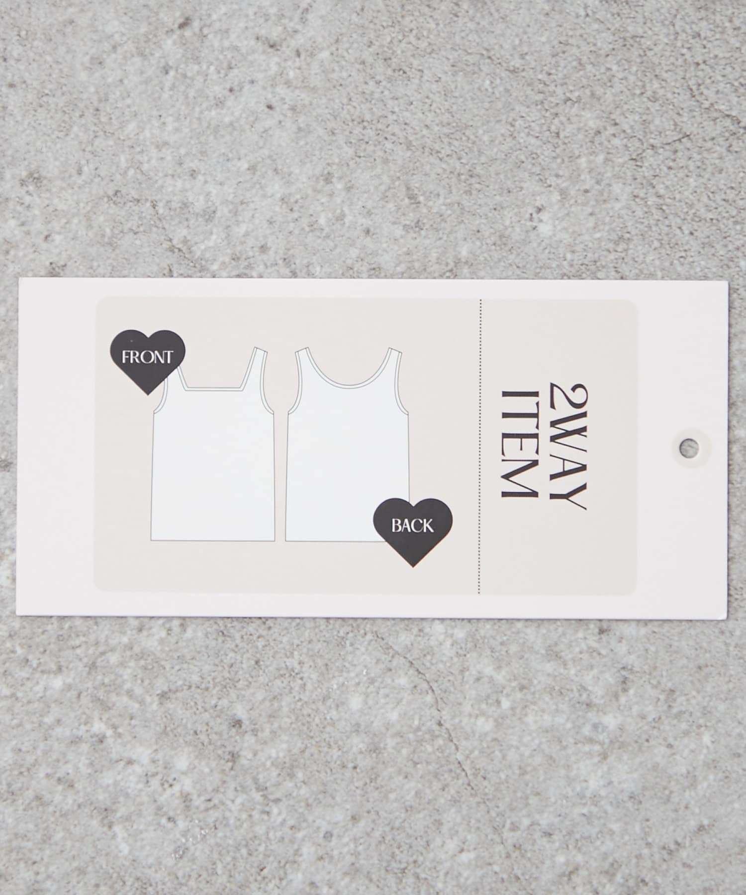 Remind me and forever(リマインドミーアンドフォーエバー) 【ニットソーで大人の着映えが叶う】アソート2WAYタンク