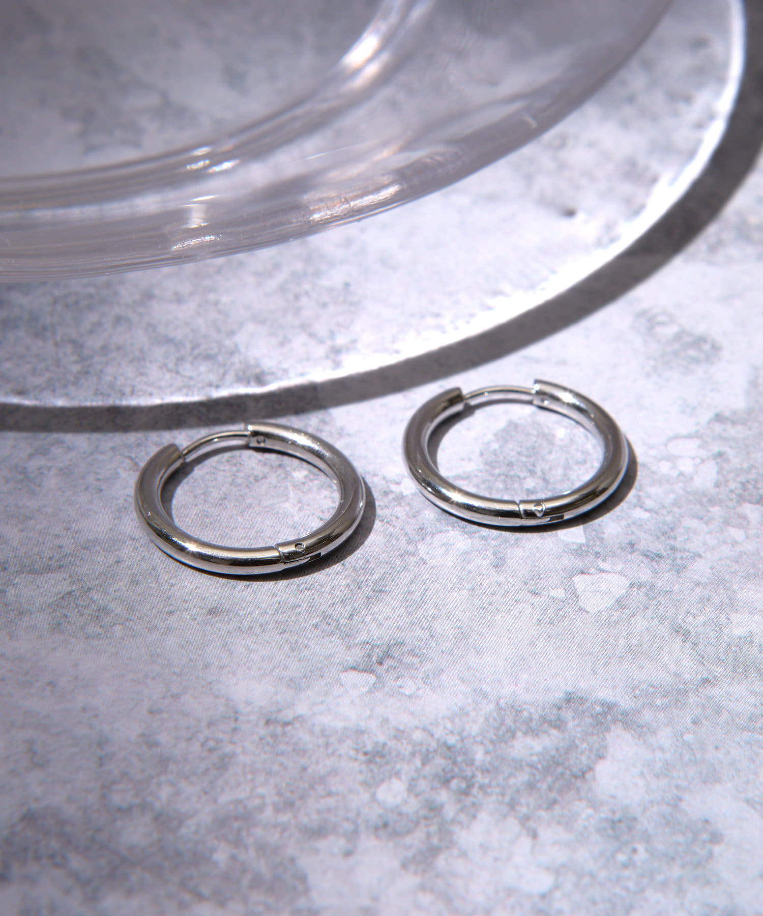 Lattice(ラティス) ＜ステンレス＞ワンタッチフープピアス