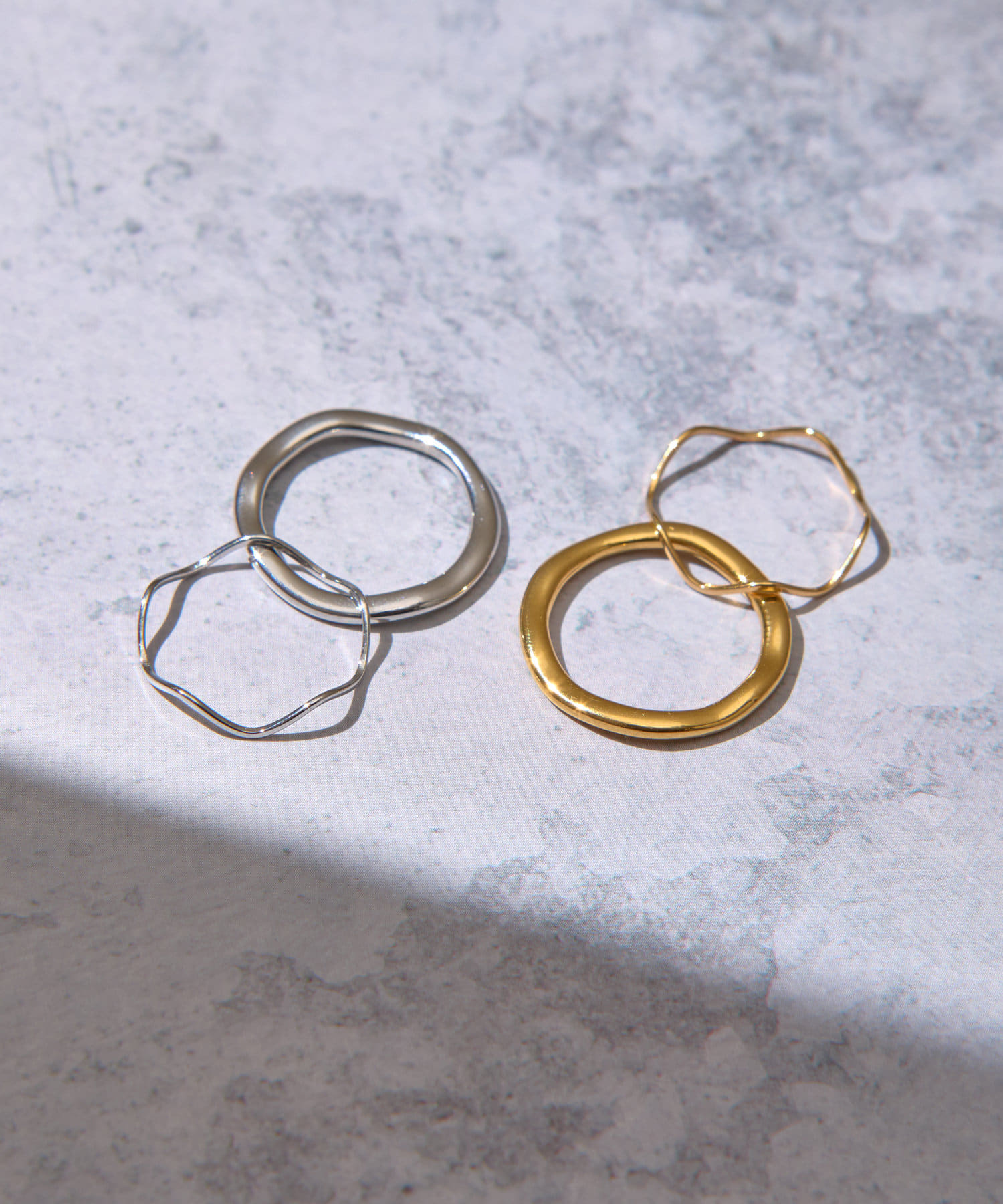 Lattice(ラティス) ＜ステンレス＞ニュアンスリングセット(2P)