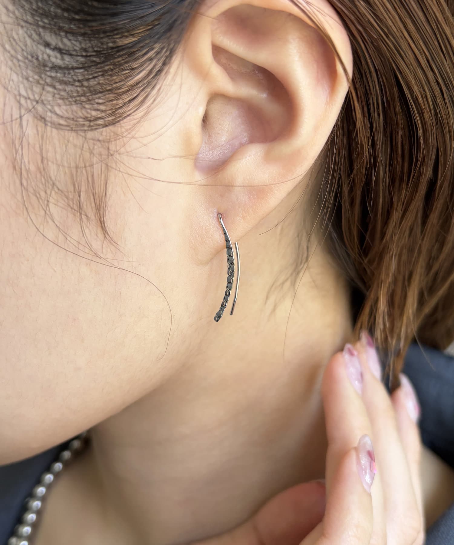 Lattice(ラティス) シンプルメタルピアス