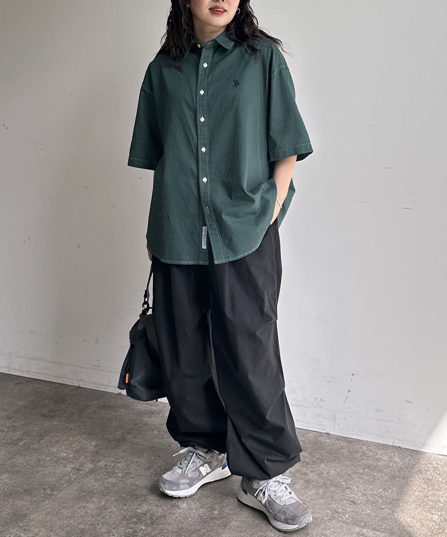 CPCM(シーピーシーエム) 【U.S. POLO ASSN.】オックスピグメント半袖シャツ