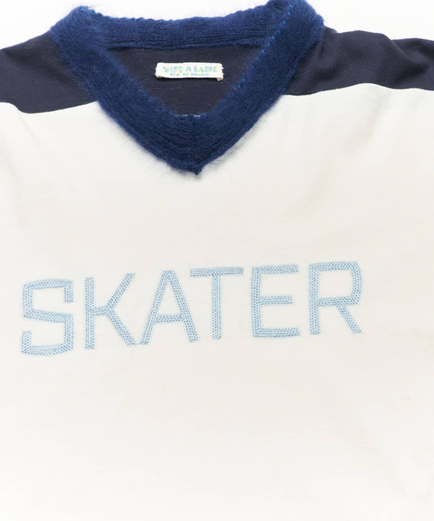 ear PAPILLONNER(イア パピヨネ) 【MISU A BARBE(ミスアバルブ）】SKIER/SKATER TOP/ロゴトップス