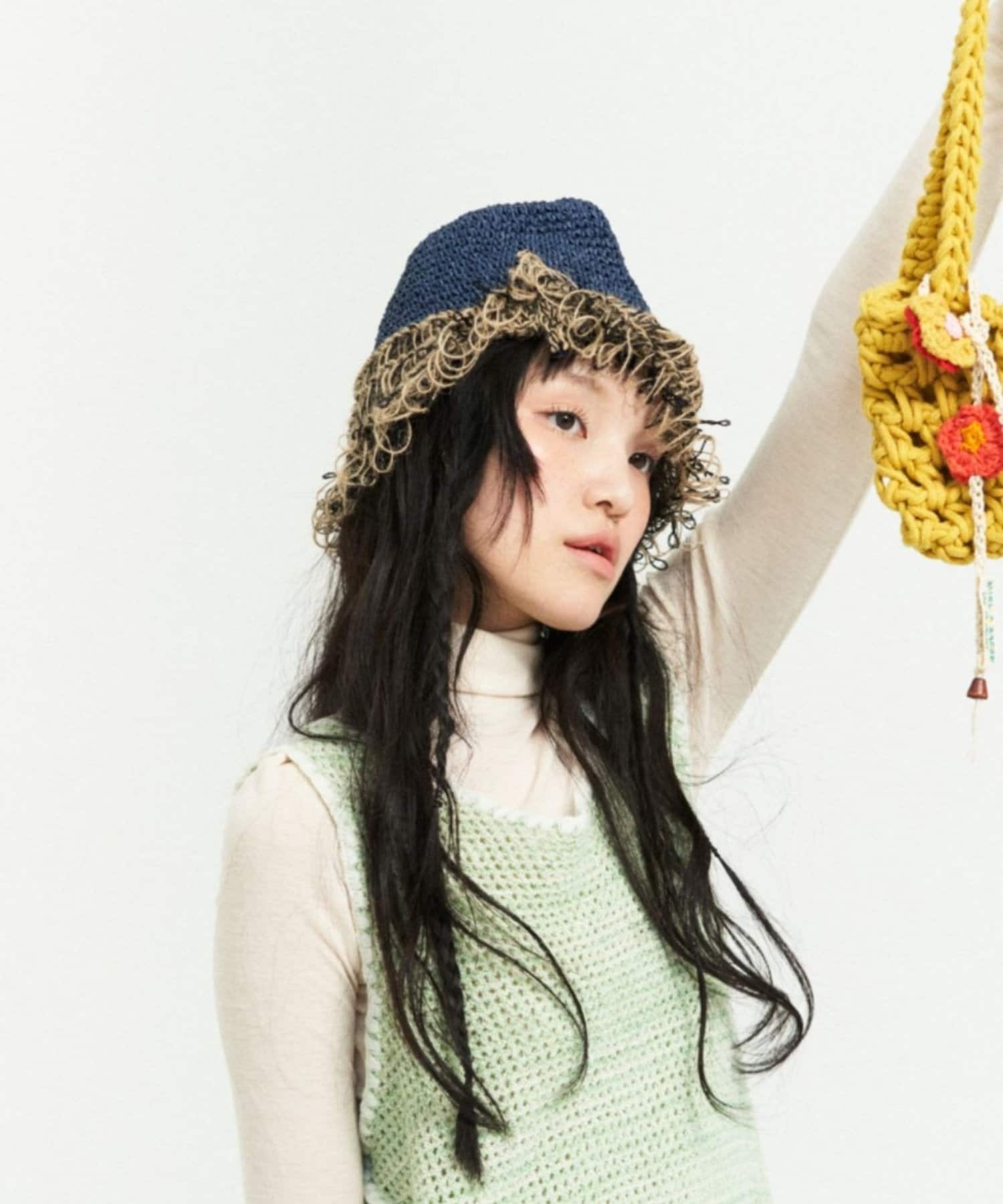 ear PAPILLONNER(イア パピヨネ) 【MISU A BARBE(ミスアバルブ）】MELTED HAT/ハット