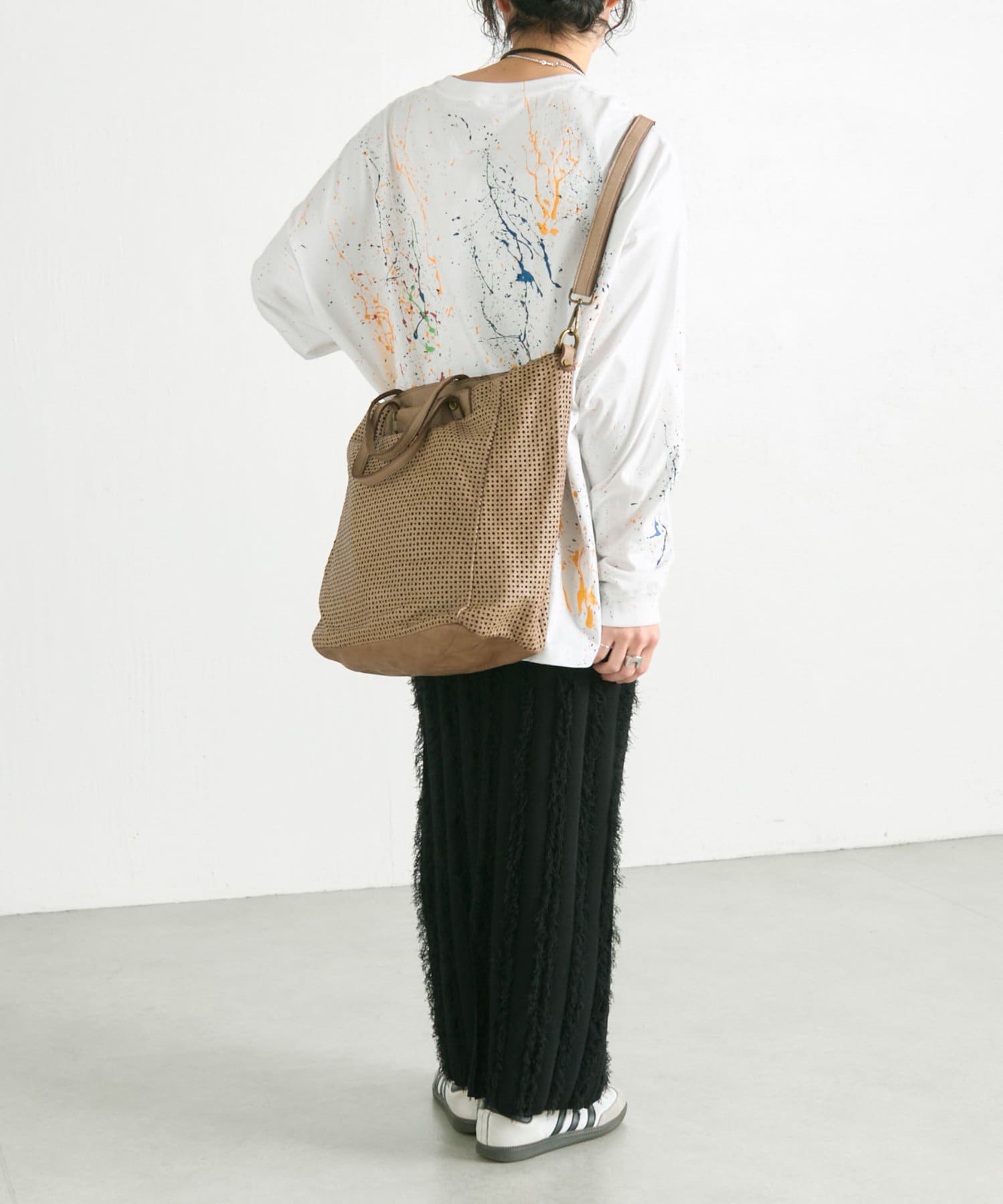 ear PAPILLONNER(イア パピヨネ) 【LAURA DI MAGGIO（ラウラ ディマッジオ）】《牛革》VINTAGE WASH LEATHER/ヴィンテージウォッシュレザートートバッグ