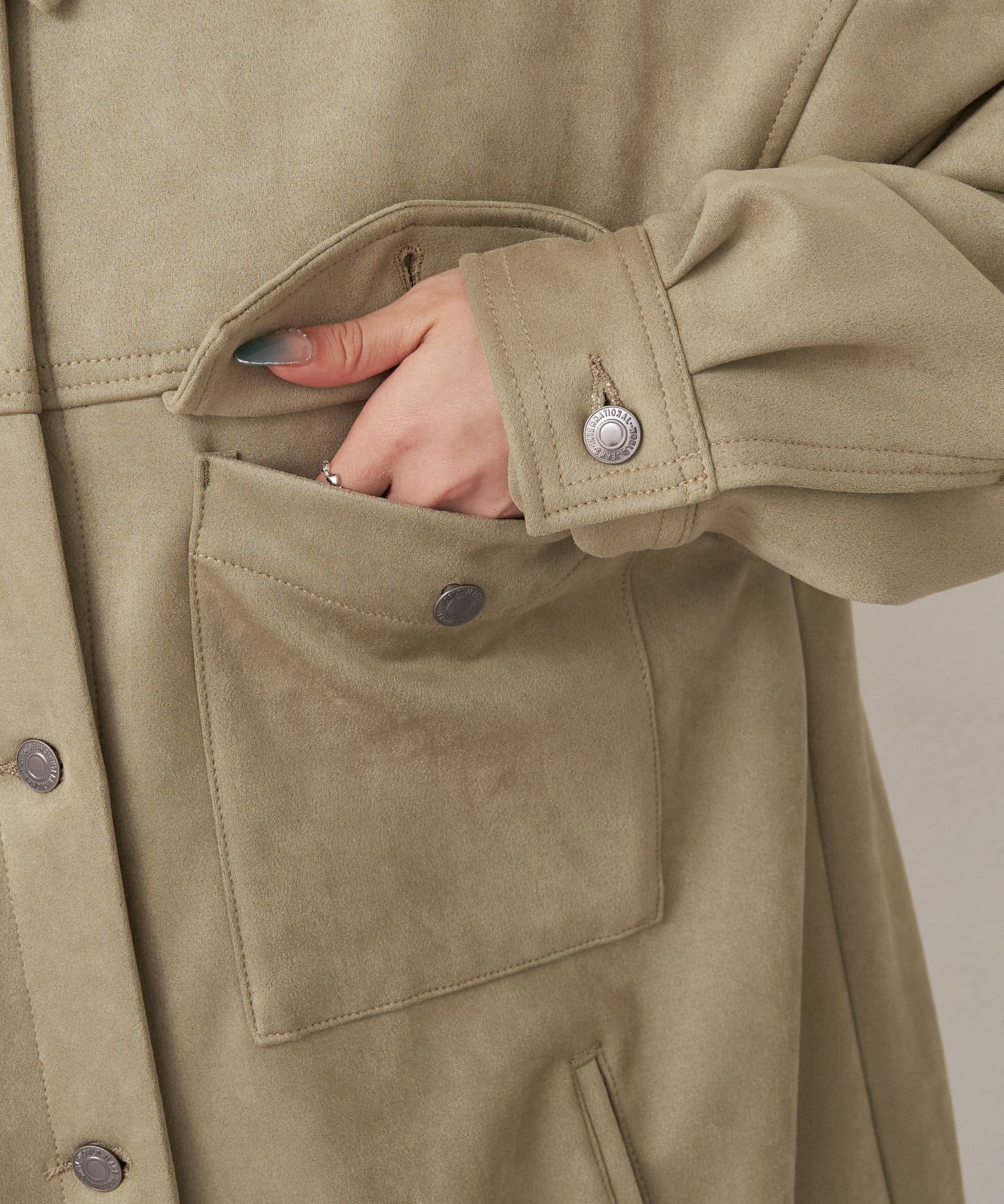 OUTLET(アウトレット) 【RAY CASSIN】スエードミディアムGジャン　/　ジージャン