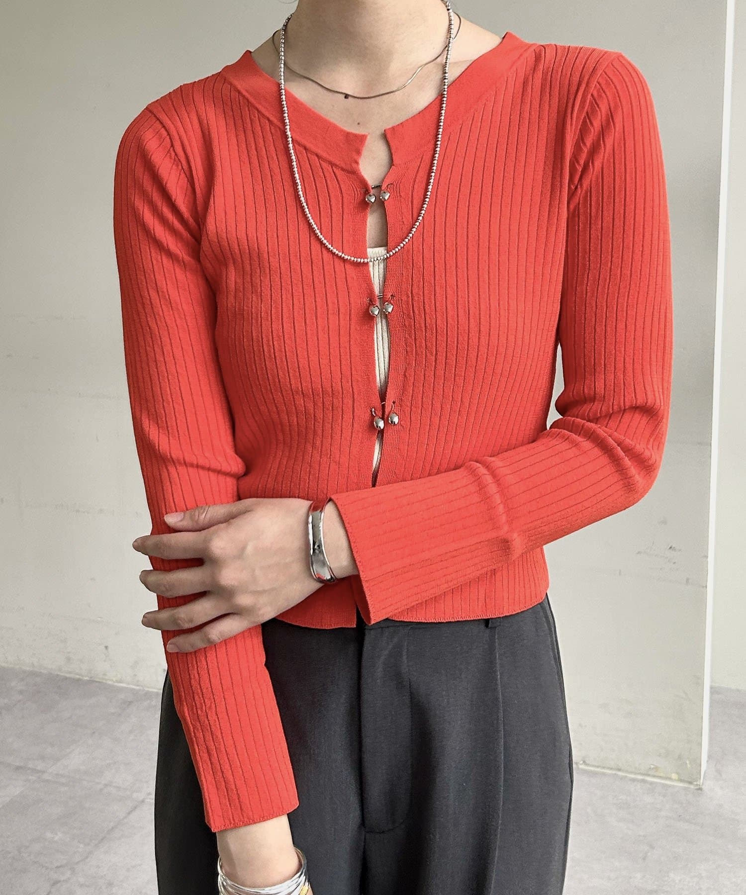 OUTLET(アウトレット) 【SHENERY】2WAYショートニット