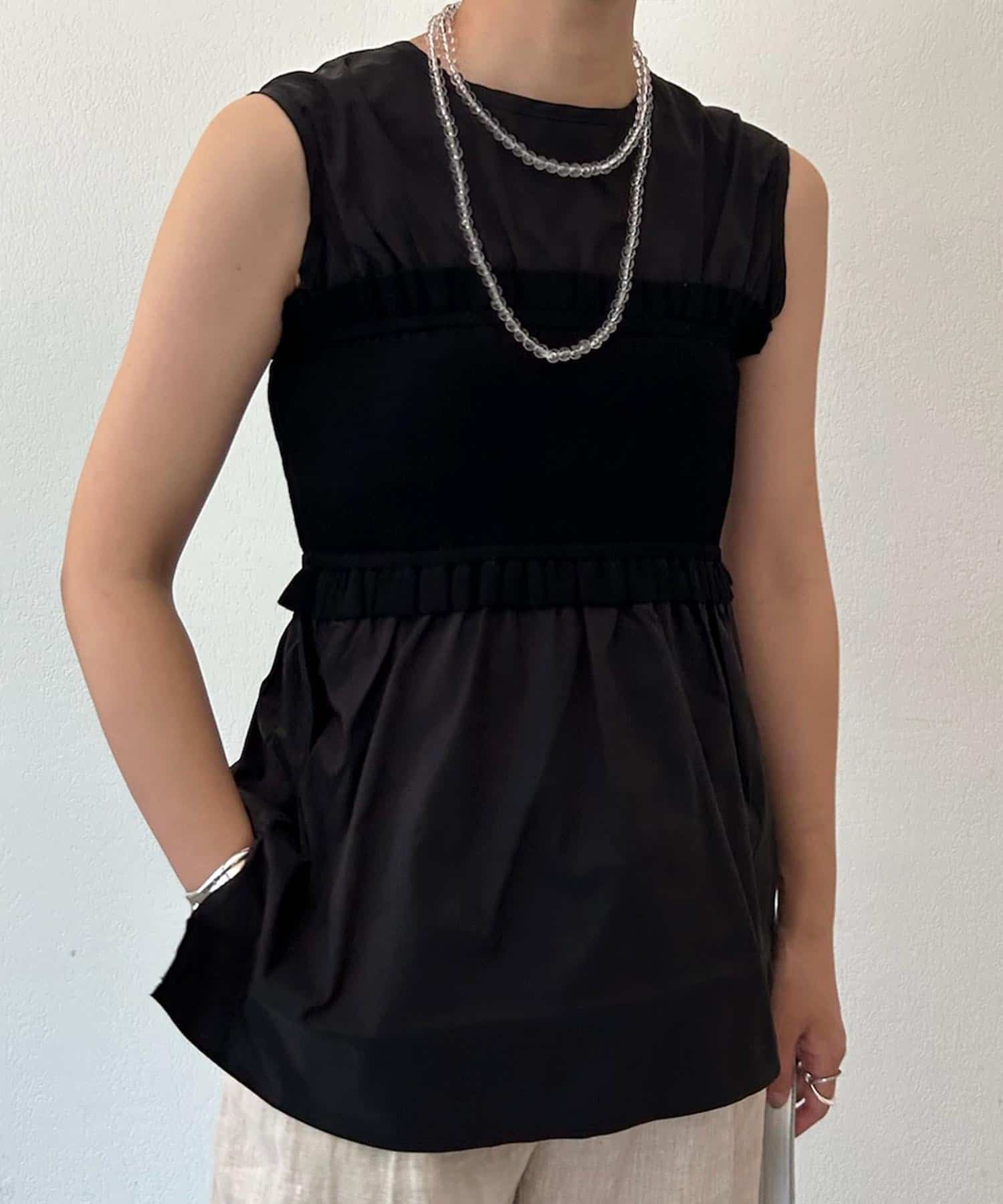 OUTLET(アウトレット) 【SHENERY】ベアコンビTブラウス