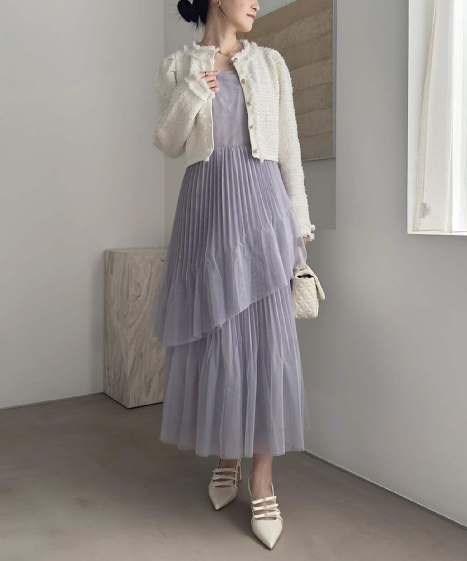 NICE CLAUP / OLIVE des OLIVE OUTLET(ナイスクラップ  / オリーブ デ オリーブ アウトレット) 【one after another】ニットセットワンピ