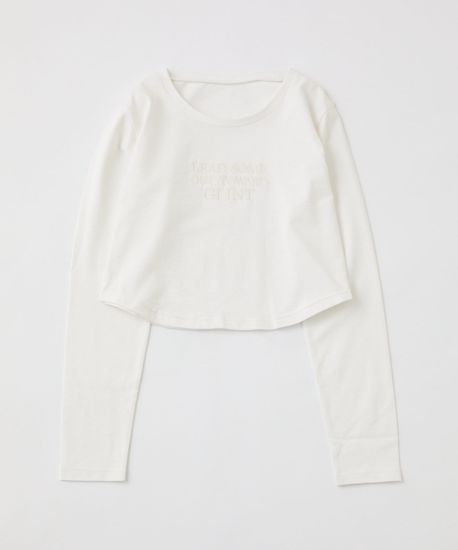 mline(エムライン) [mline]ロゴ刺繍ロングTシャツ