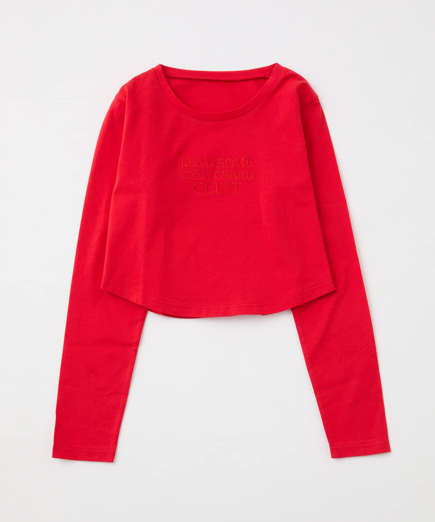 mline(エムライン) [mline]ロゴ刺繍ロングTシャツ