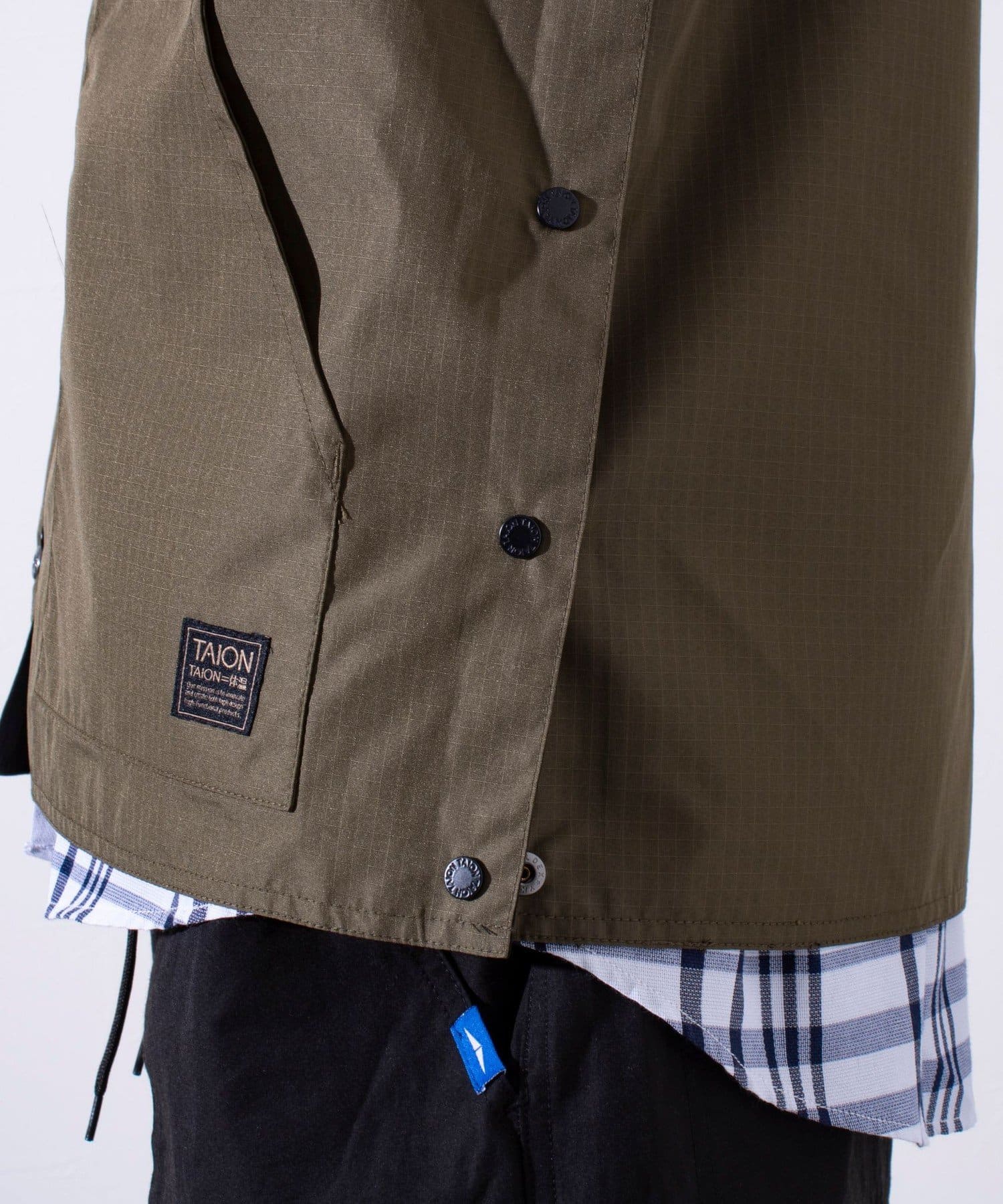 FREDY & GLOSTER(フレディ アンド グロスター) 【TAION】ミリタリー Ripstop クルーネック リバーシブルベスト