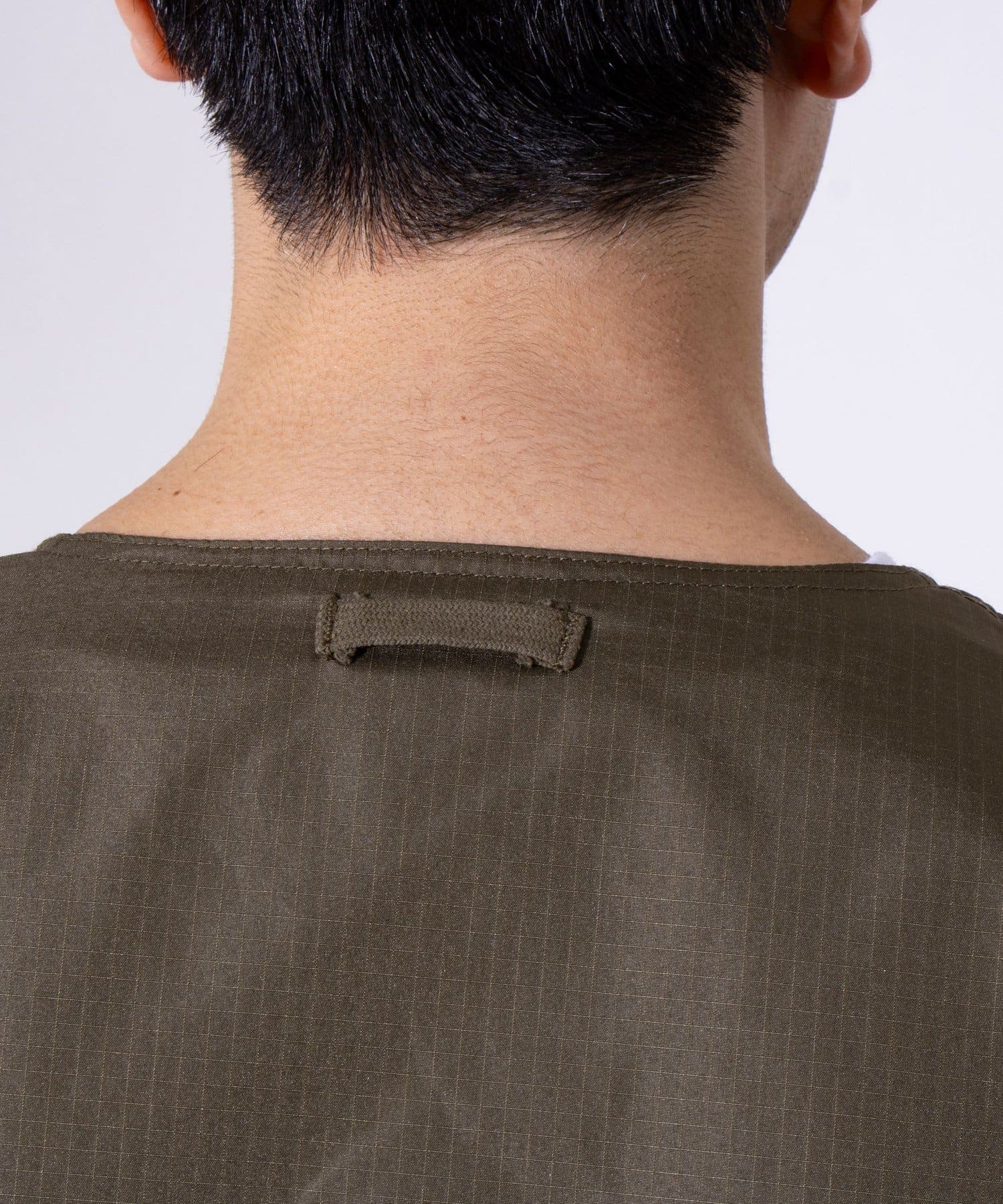 FREDY & GLOSTER(フレディ アンド グロスター) 【TAION】ミリタリー Ripstop リバーシブルVネックZipカーディガン