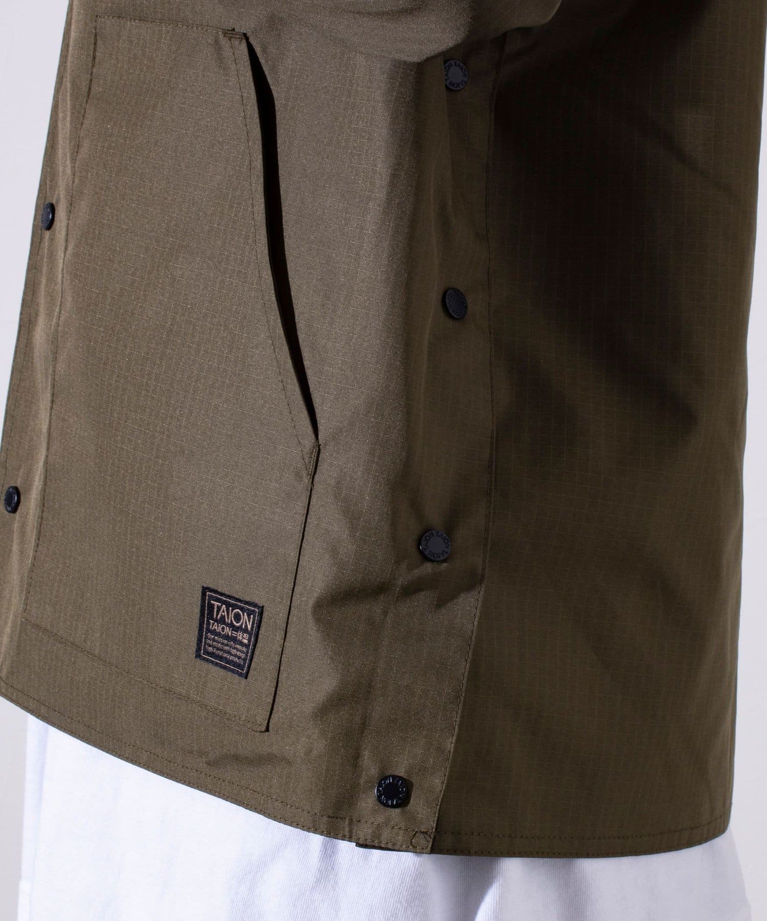 FREDY & GLOSTER(フレディ アンド グロスター) 【TAION】ミリタリーRipstop リバーシブル クルーネック カーディガン