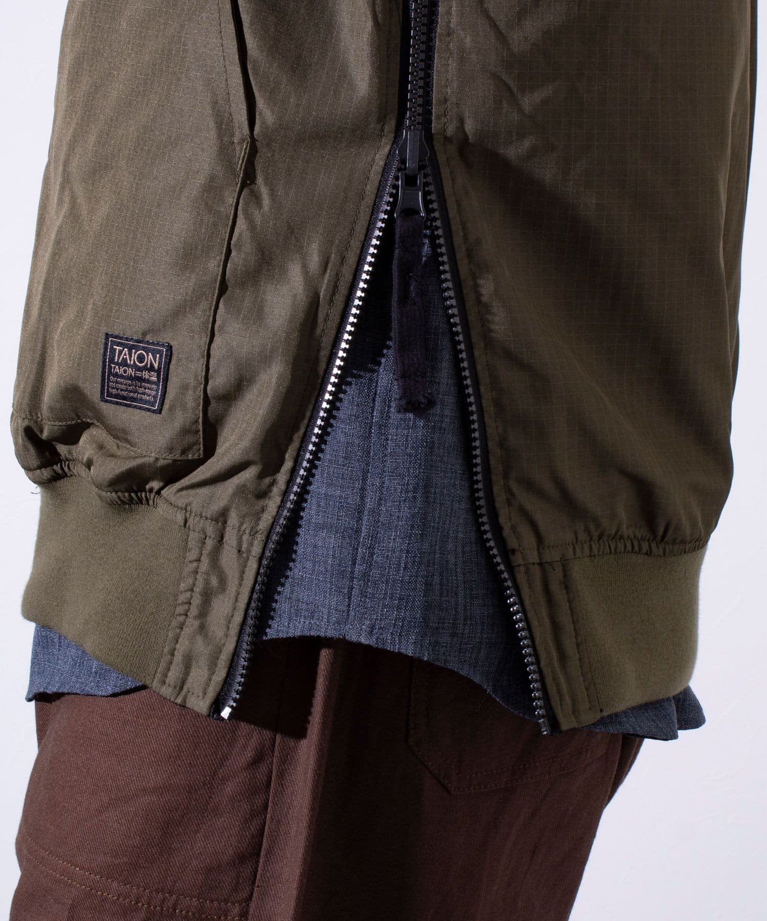 FREDY & GLOSTER(フレディ アンド グロスター) 【TAION/タイオン】ミリタリーRipstop リバーシブル MA-1