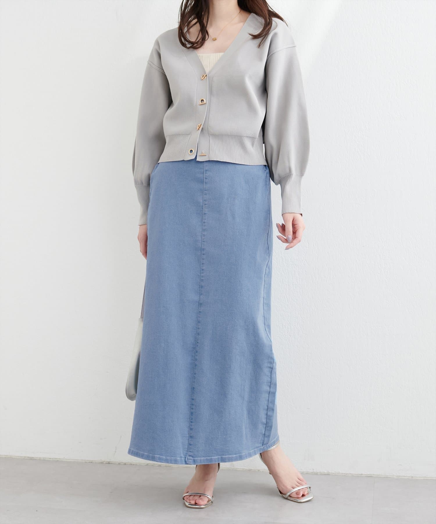スリットスーパーストレッチスカート スーパーストレッチスリット付スカート（スカート）｜natural