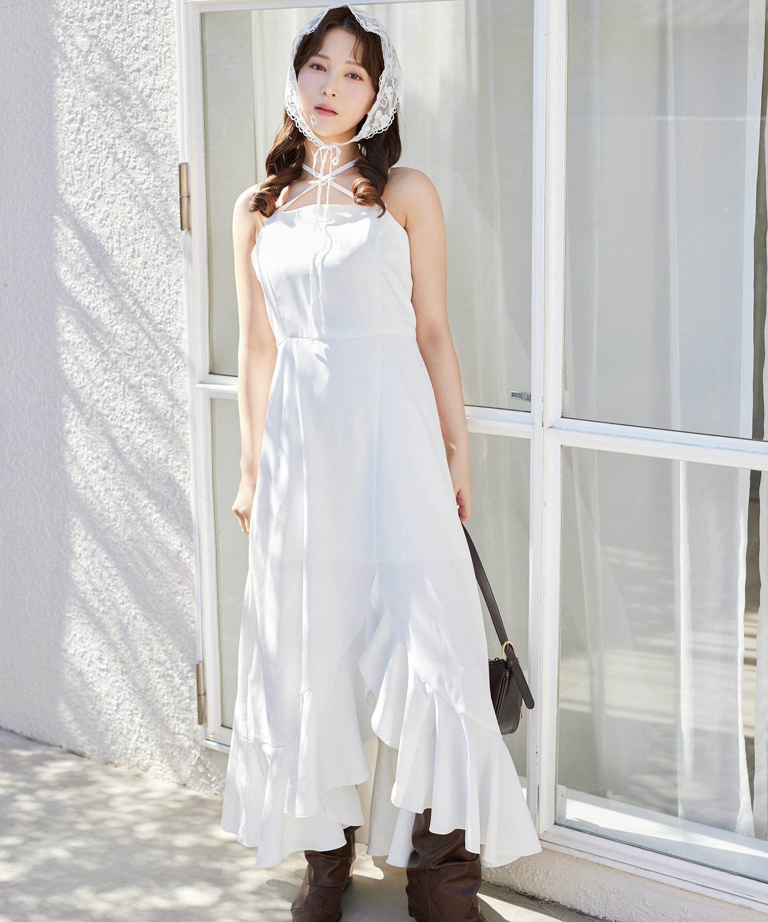 ✨未使用タグ付き✨アナイ プリ―ツ キャミソールワンピース ラベンダー ✨未使用タグ付き✨アナイ プリ―ツ キャミソールワンピース
