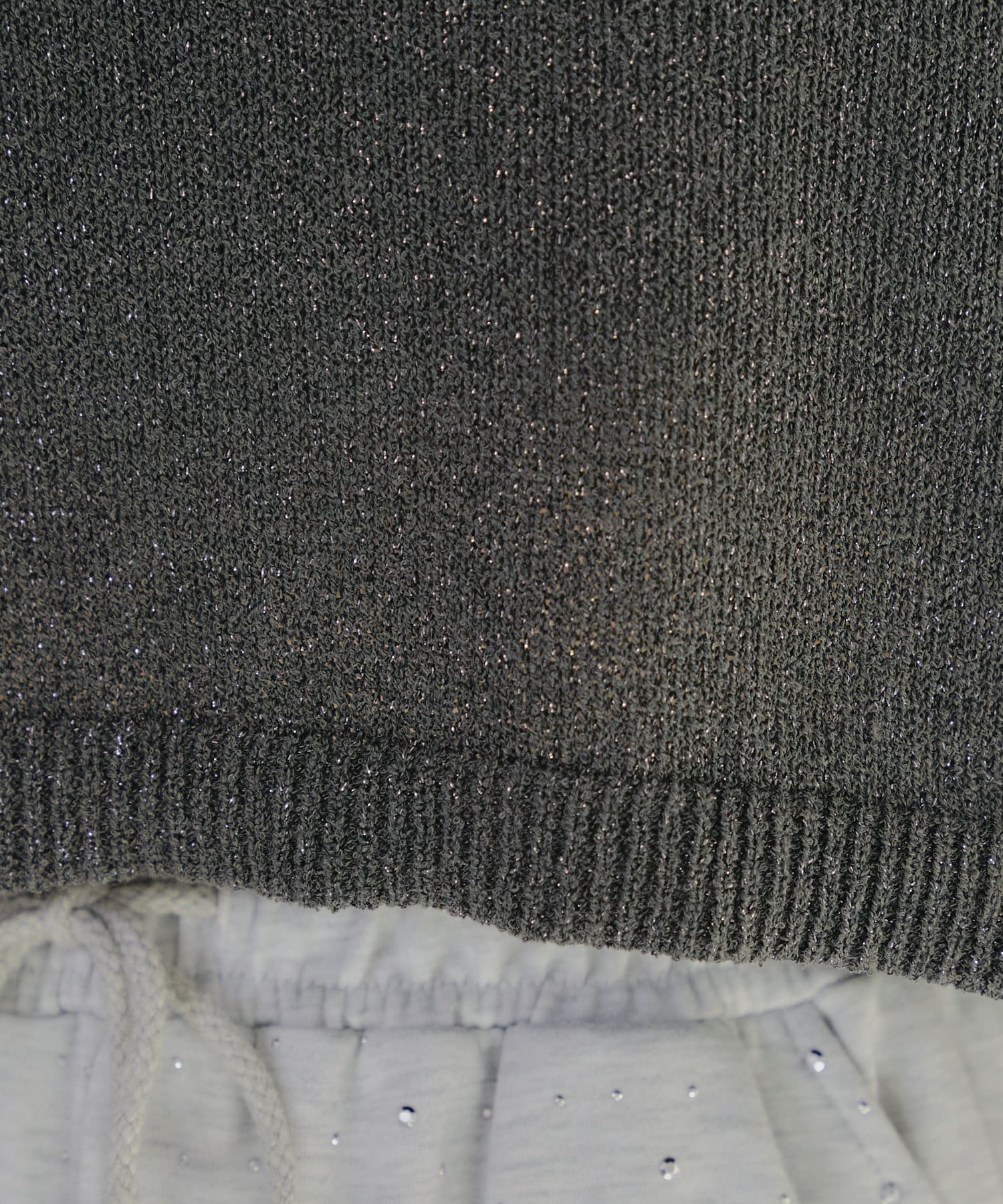 NICE CLAUP / OLIVE des OLIVE OUTLET(ナイスクラップ  / オリーブ デ オリーブ アウトレット) 【RMAF】肩あきリボンニットプルオーバー