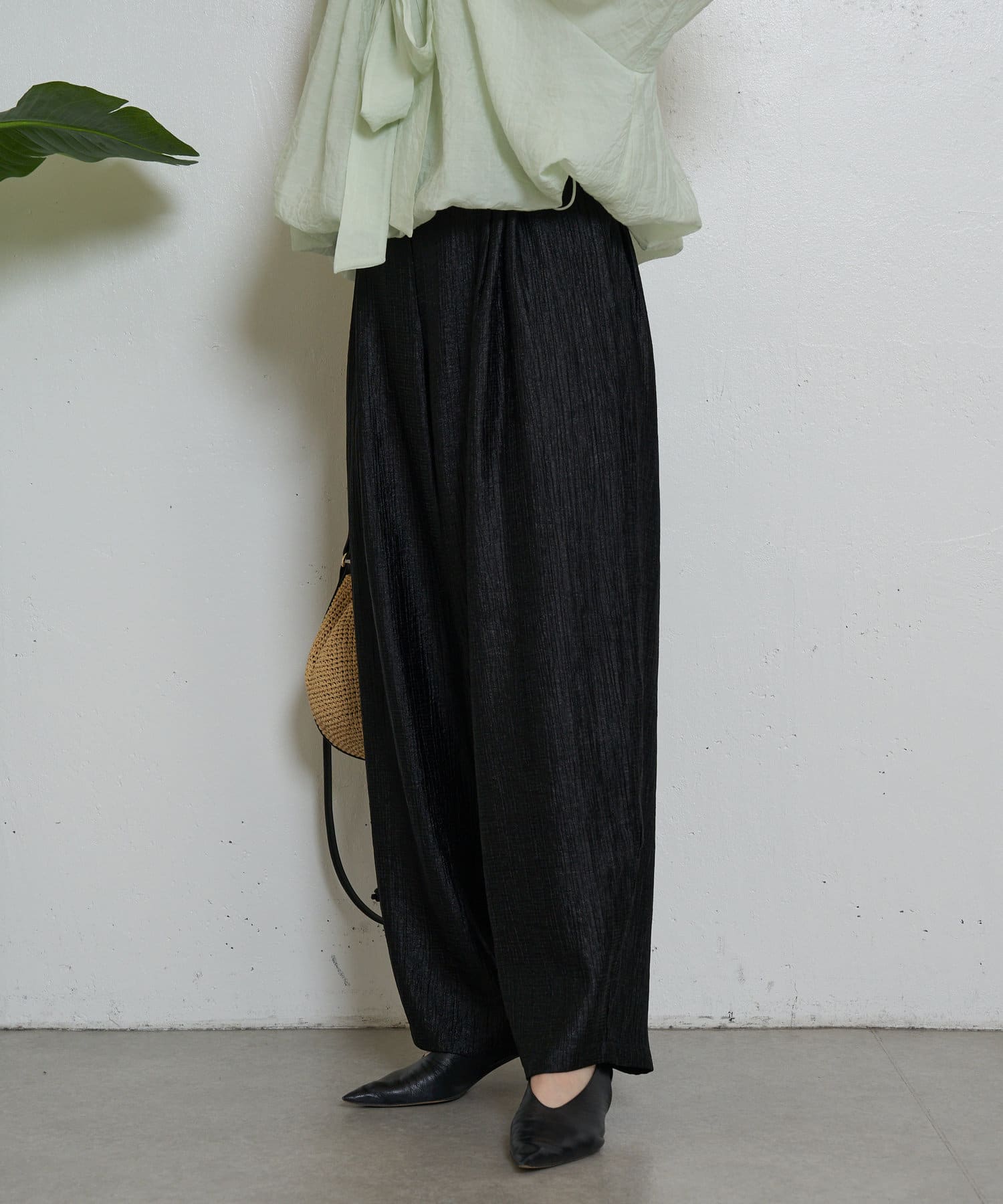 Jena　espace merveilleux(ジェナ　エスパスメルヴェイユ) シャイニーモロッコパンツ