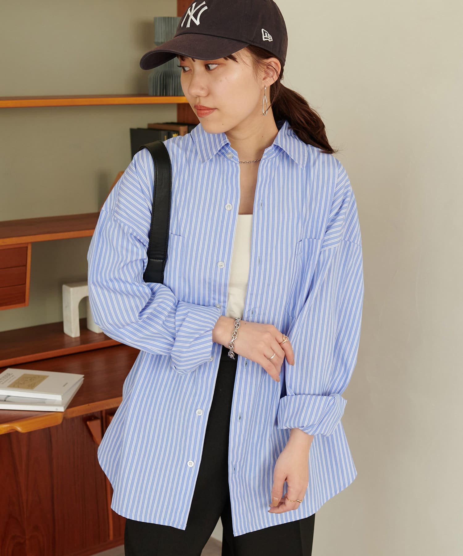 the secret closet ストライプシャツ アイコニックストライプ シャツ（シャツ & ブラウス）｜CYCLAS