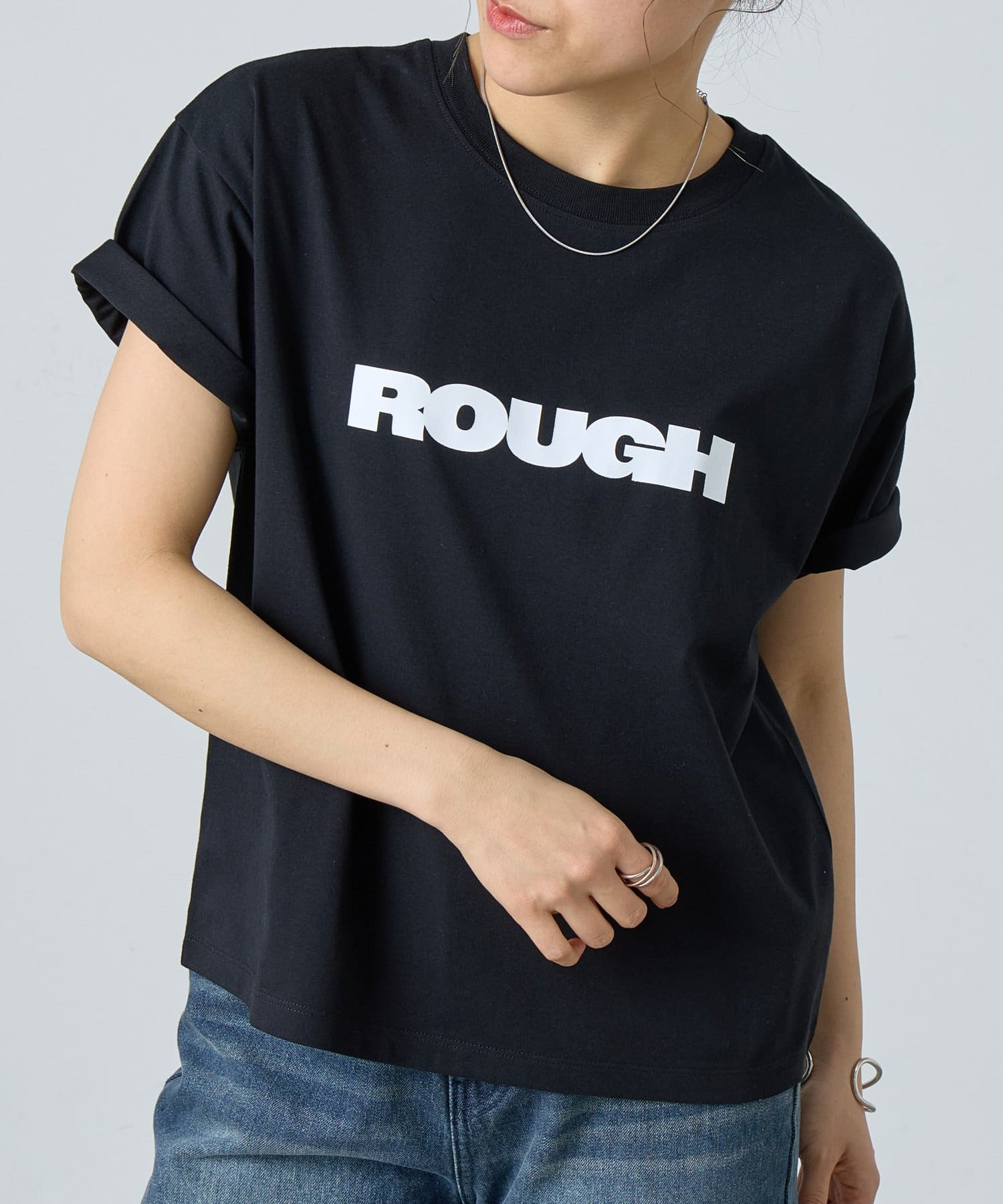 COLONY 2139(コロニー トゥーワンスリーナイン) ROUGHプリントTシャツ