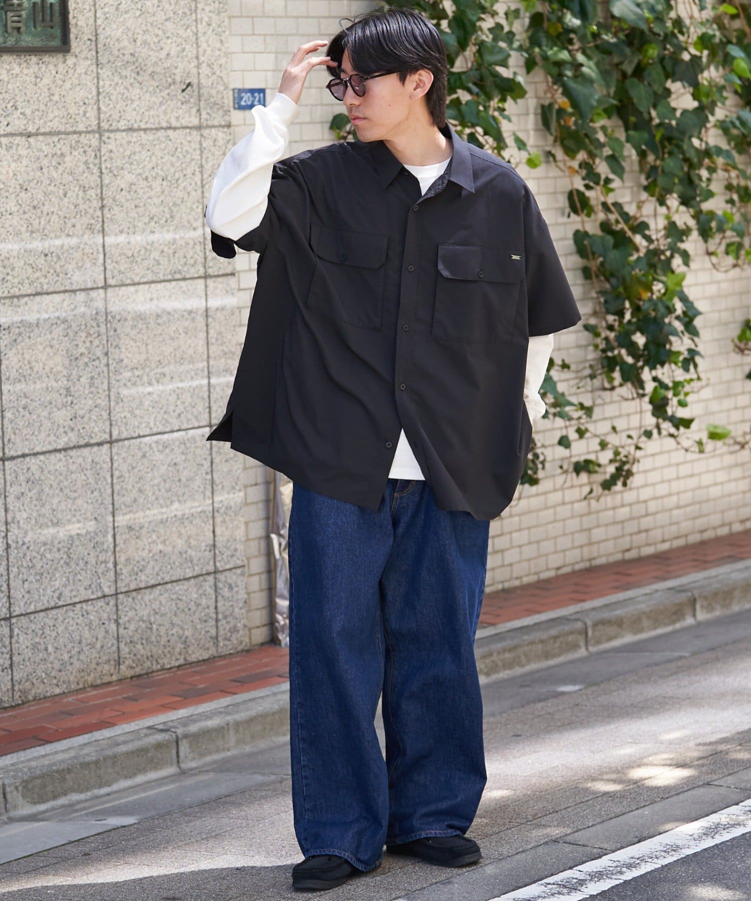 ホット セールの通販 MOL】ユニセックスドライバーズワイドシャツ | CIAOPANIC TYPY 服&ファッション小物