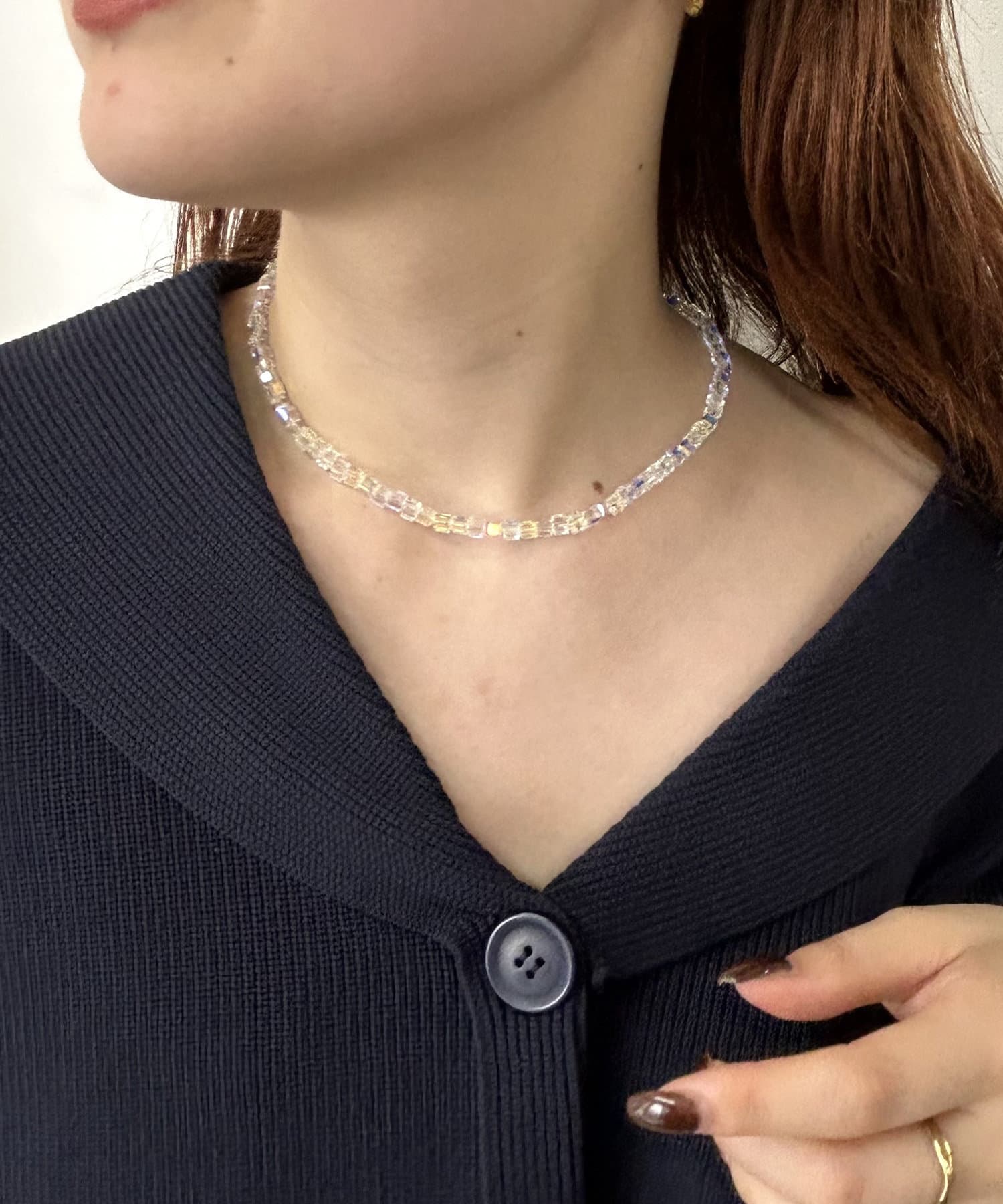 eau］shiny clear necklace | mystic(ミスティック)ライフ