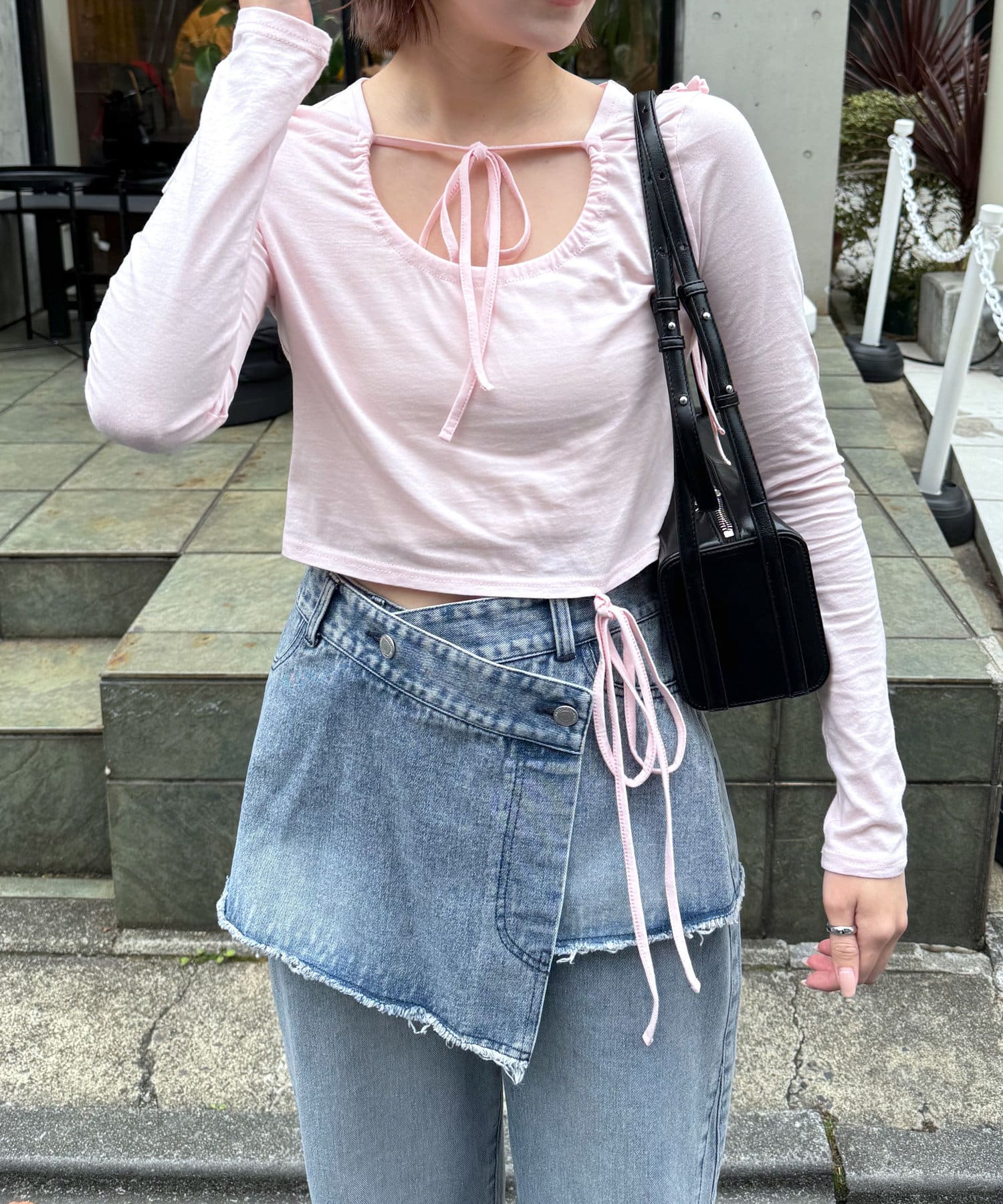 repetto ホワイト Tシャツ Mサイズ リボン付き lm00107kj0119-0172_1_4.jpg
