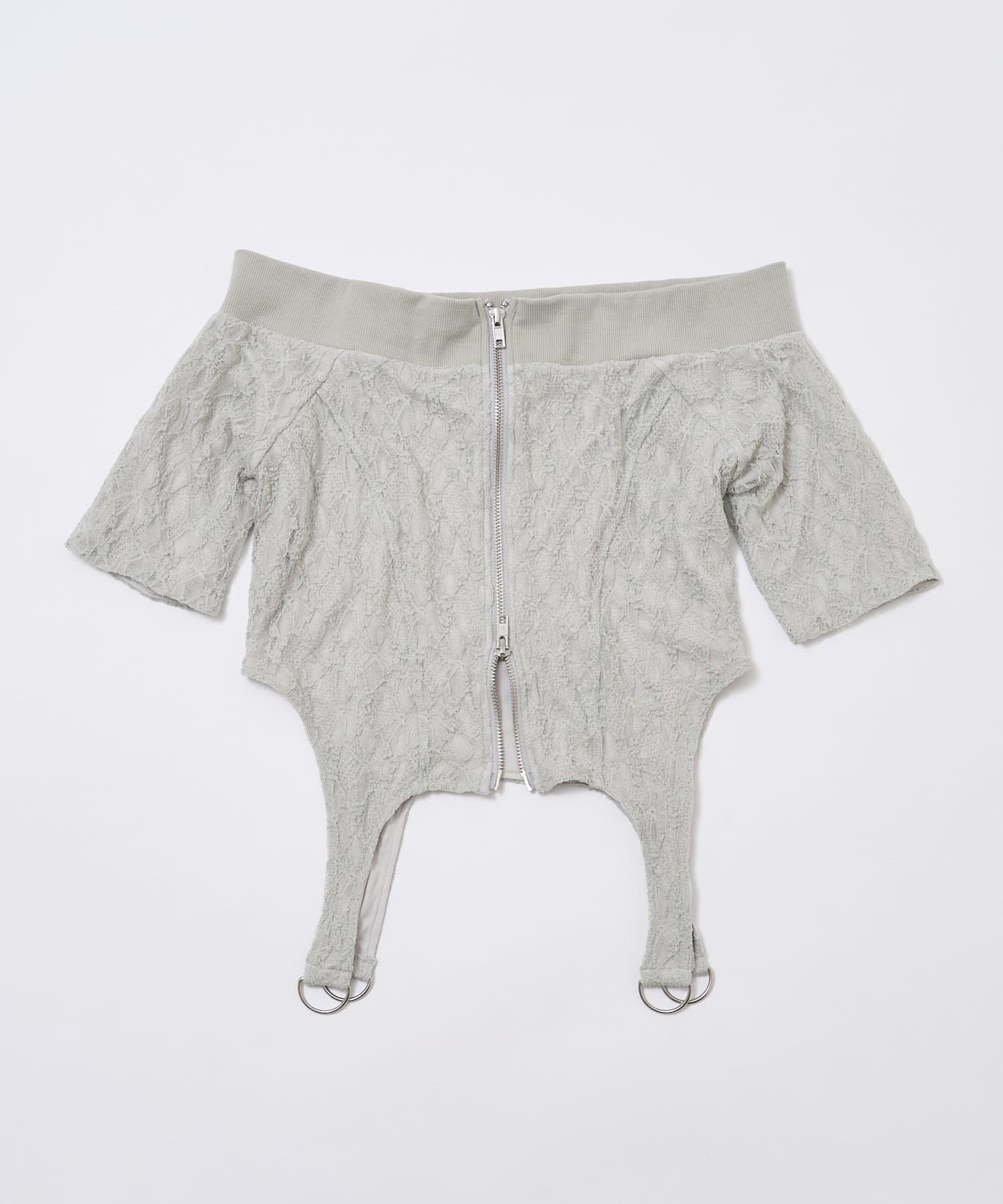 mline(エムライン) [mline]レースオフショル レオタード