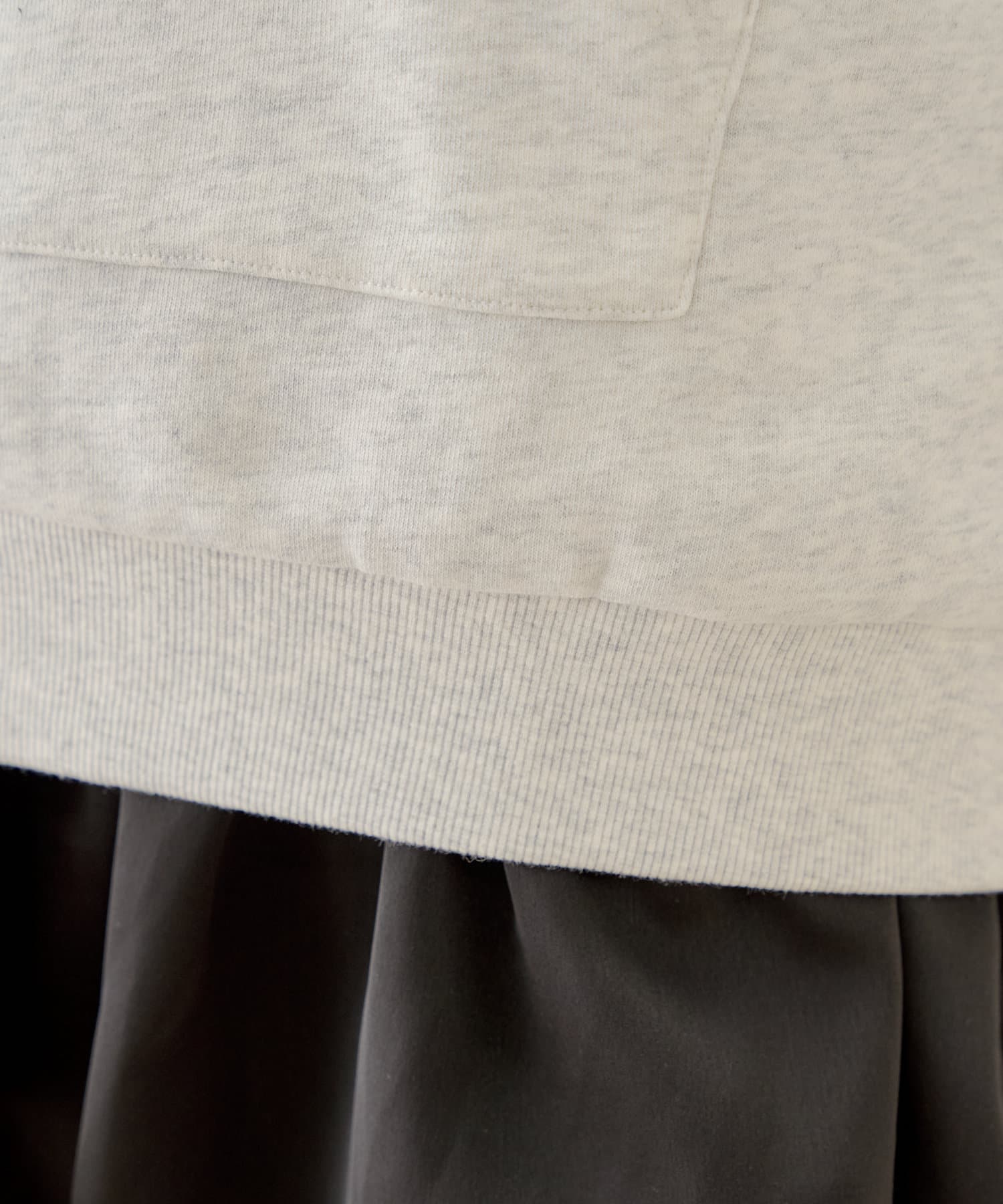 OUTLET(アウトレット) 【Chico】ルーズロゴフードスウェット