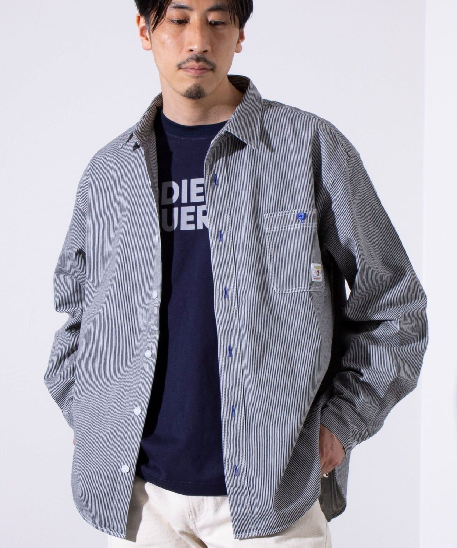 FREDY & GLOSTER(フレディ アンド グロスター) 【FREDYMAC】ヒッコリーシャツ ストライプシャツ ユニセックス