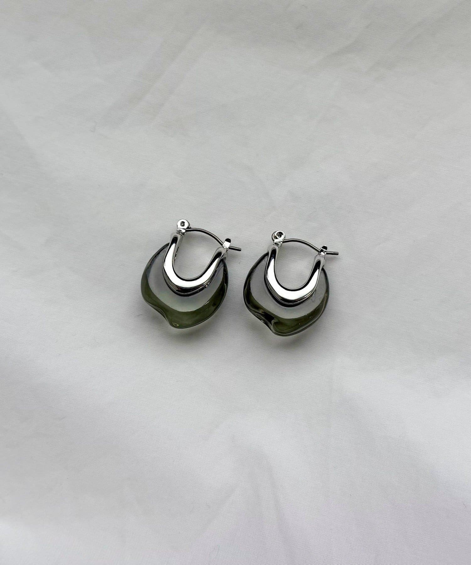 FREDY & GLOSTER(フレディ アンド グロスター) クリアフェイクストーンワンタッチピアス