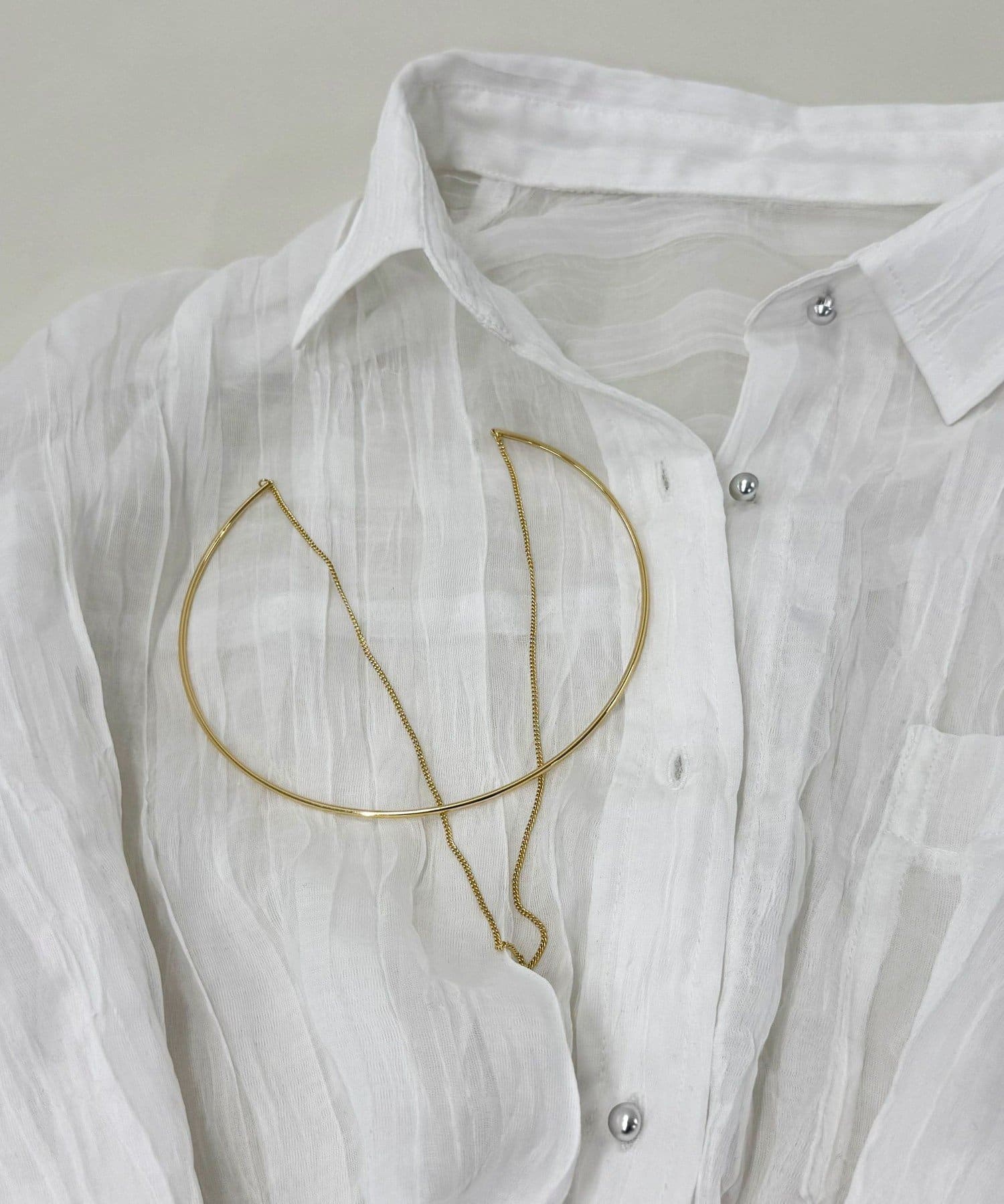 FREDY & GLOSTER(フレディ アンド グロスター) チェーン重ねネックカフ