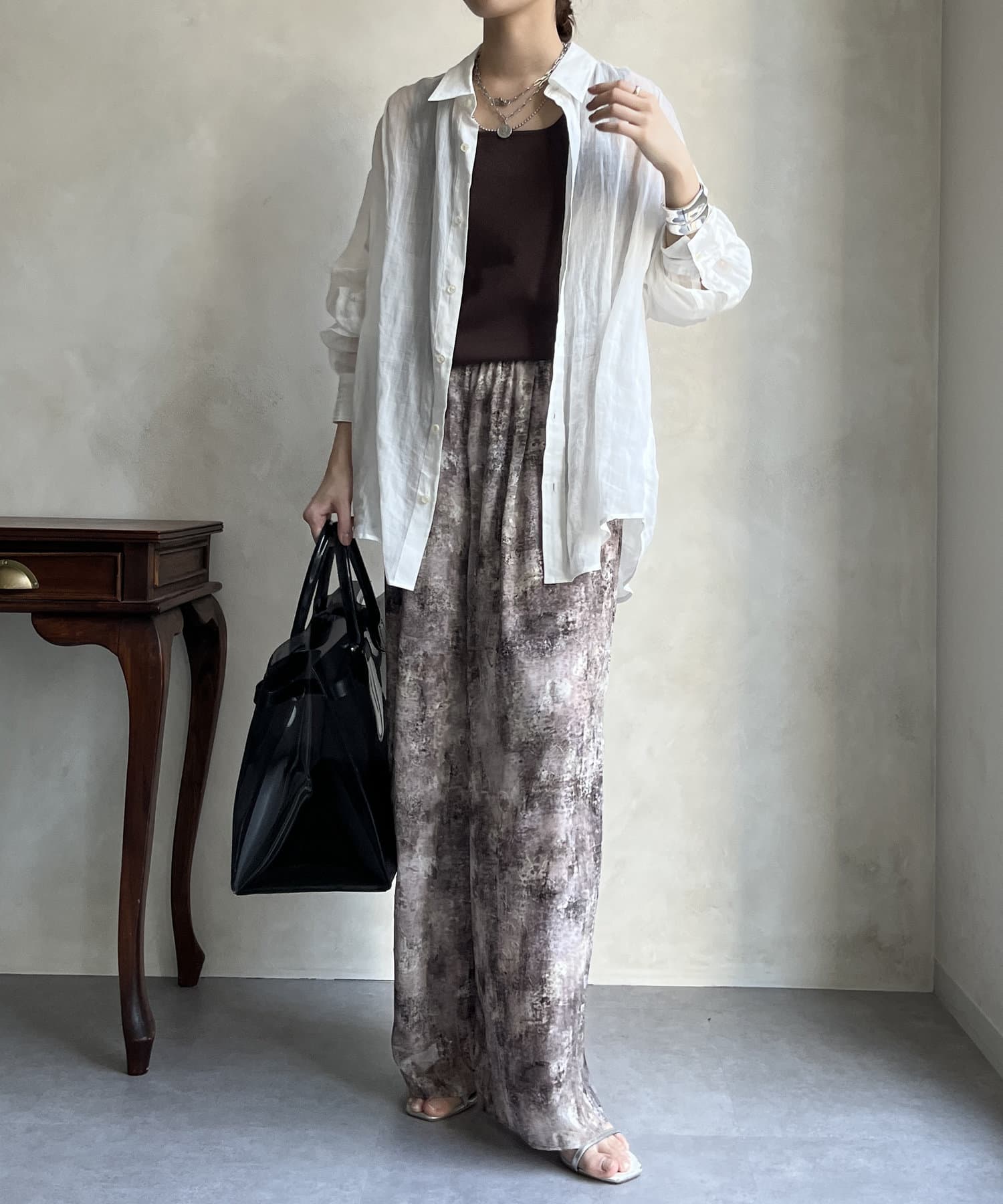 WEB限定】カットジャガード柄パンツ | DOUDOU(ドゥドゥ