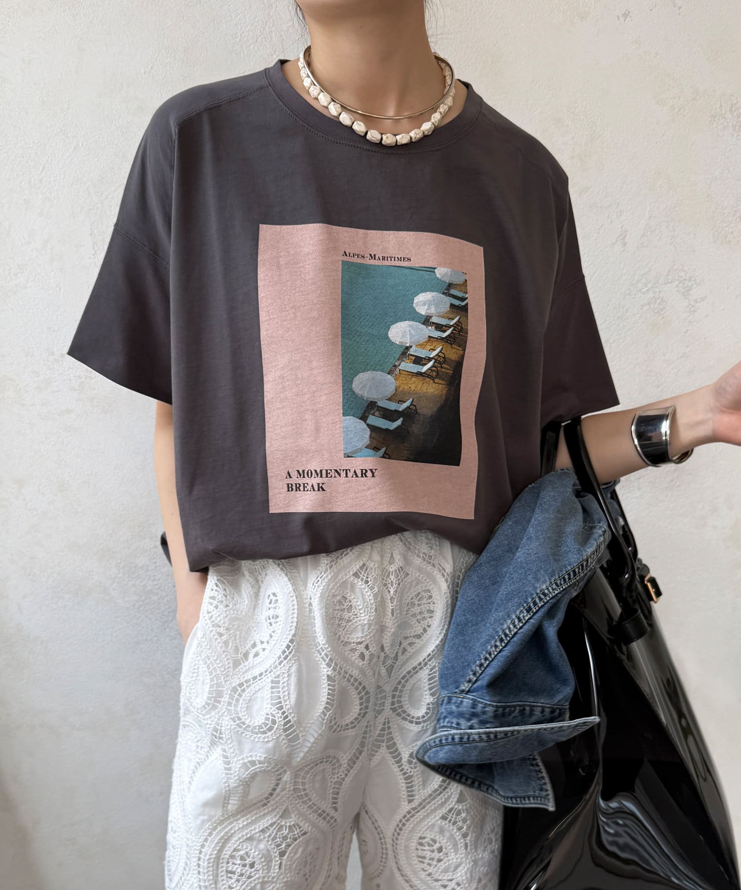 DOUDOU(ドゥドゥ) ワイドフォトTEE